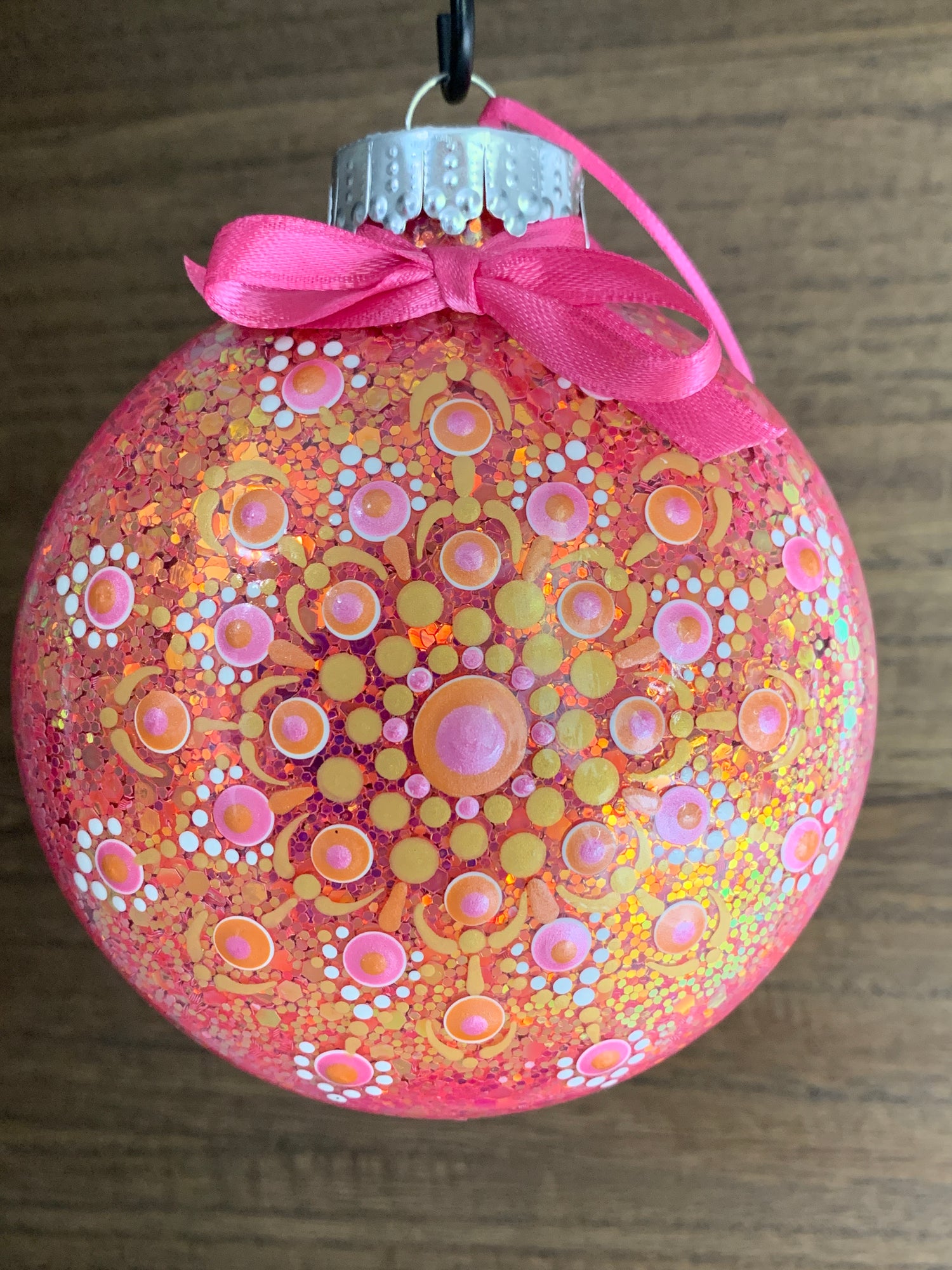 Hand Painted Dot Art Ornaments