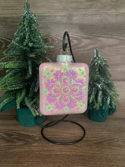 #142 Glittered Ornament