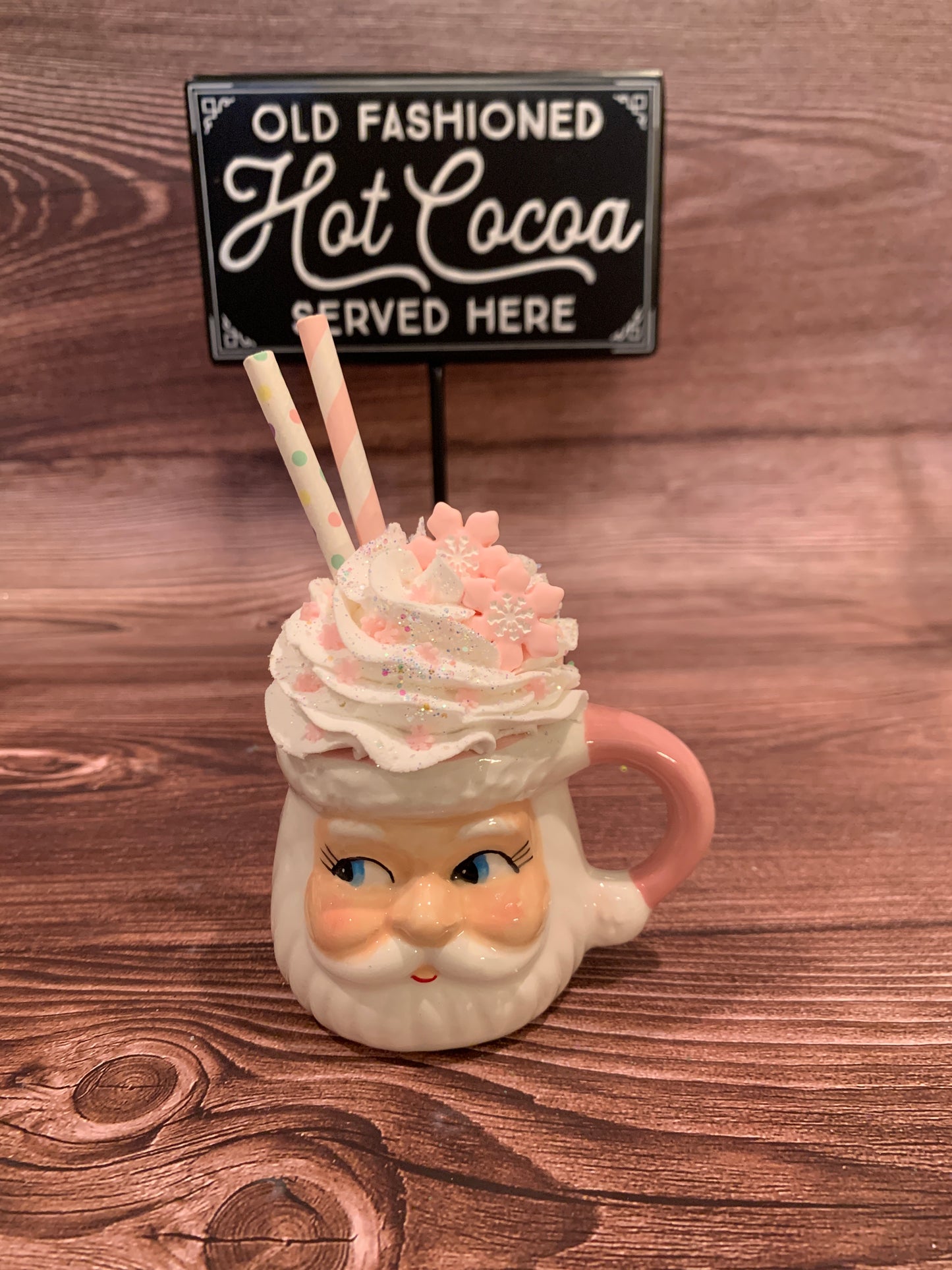 Pink Santa Mini Mug