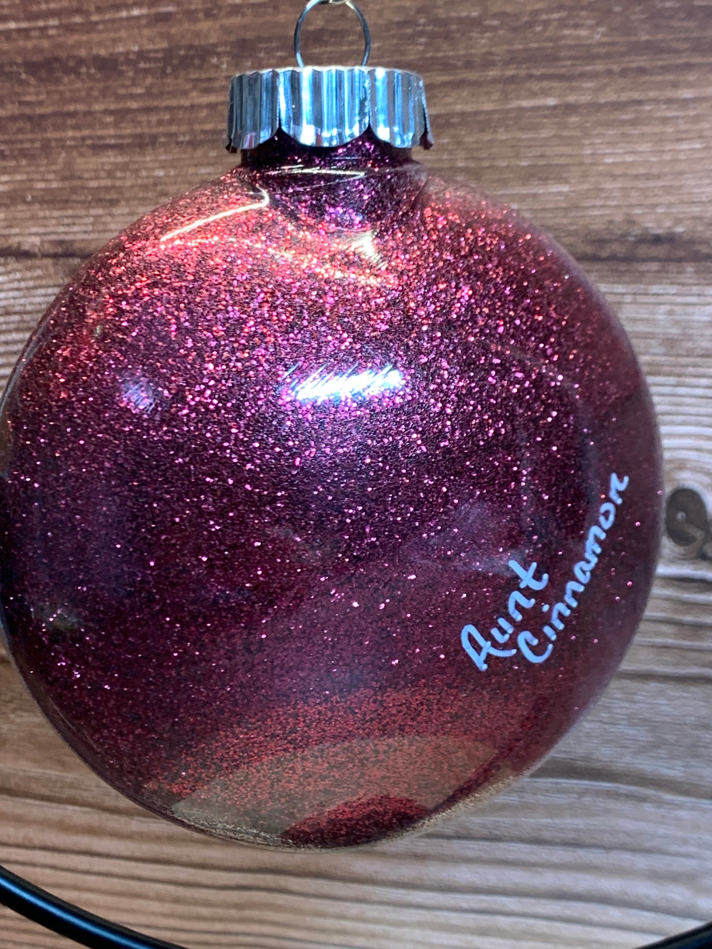 #101 Glittered Dot Art Ornament