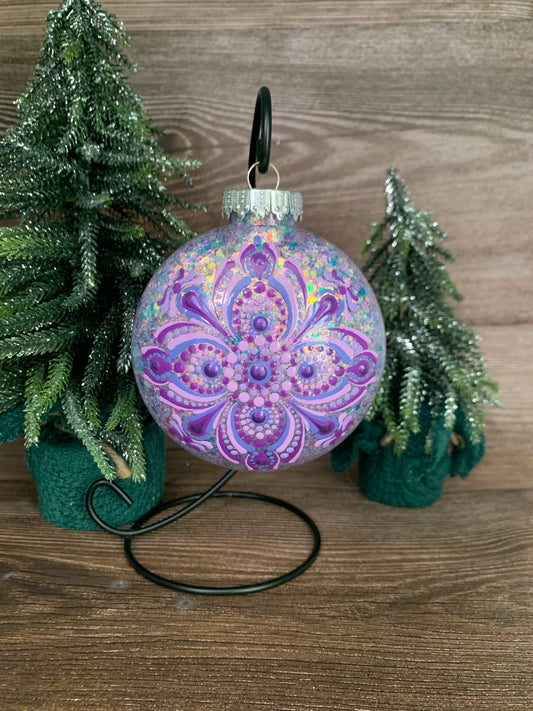 #145 Glittered Ornament
