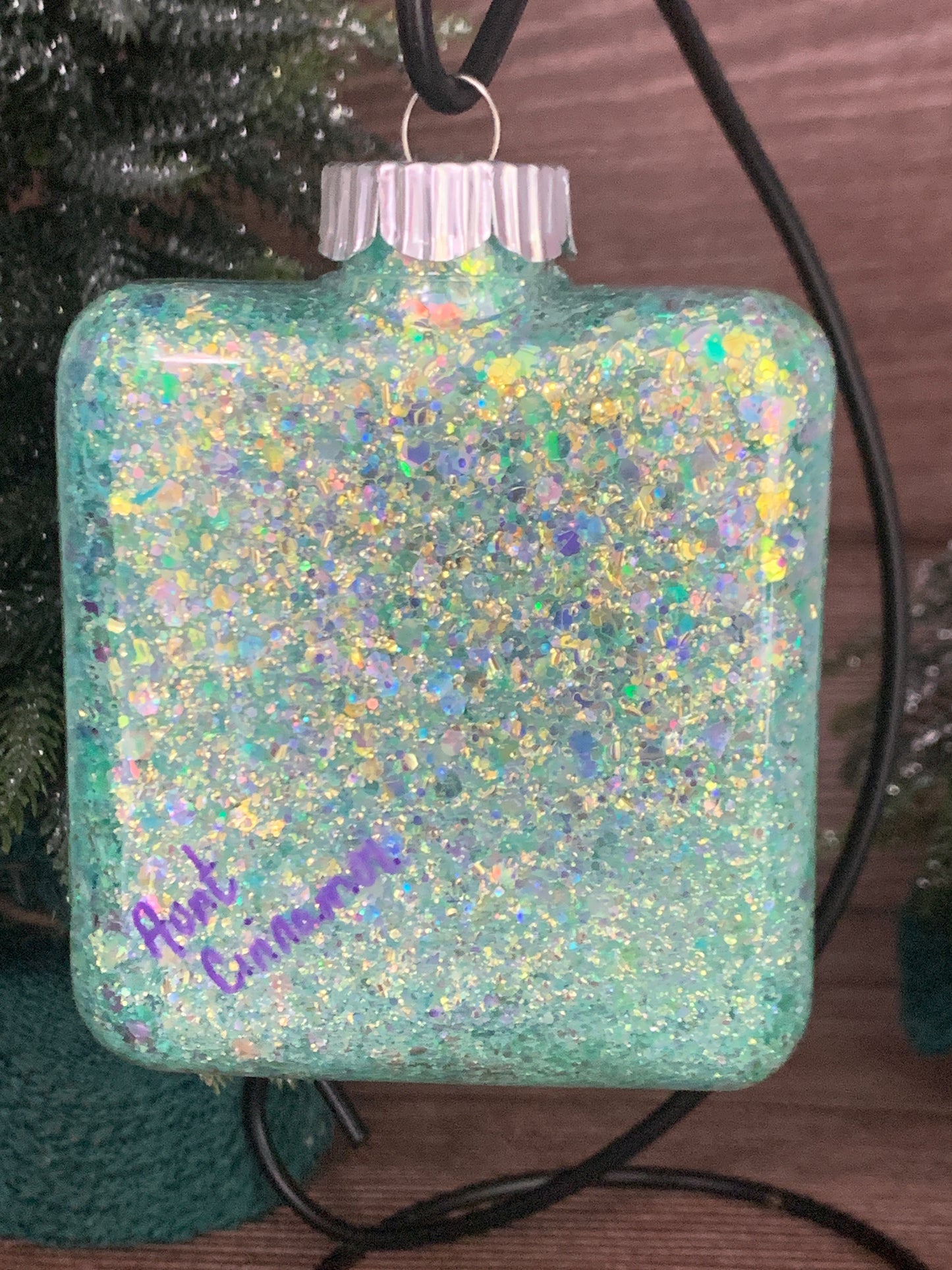 #137 Glittered Ornament