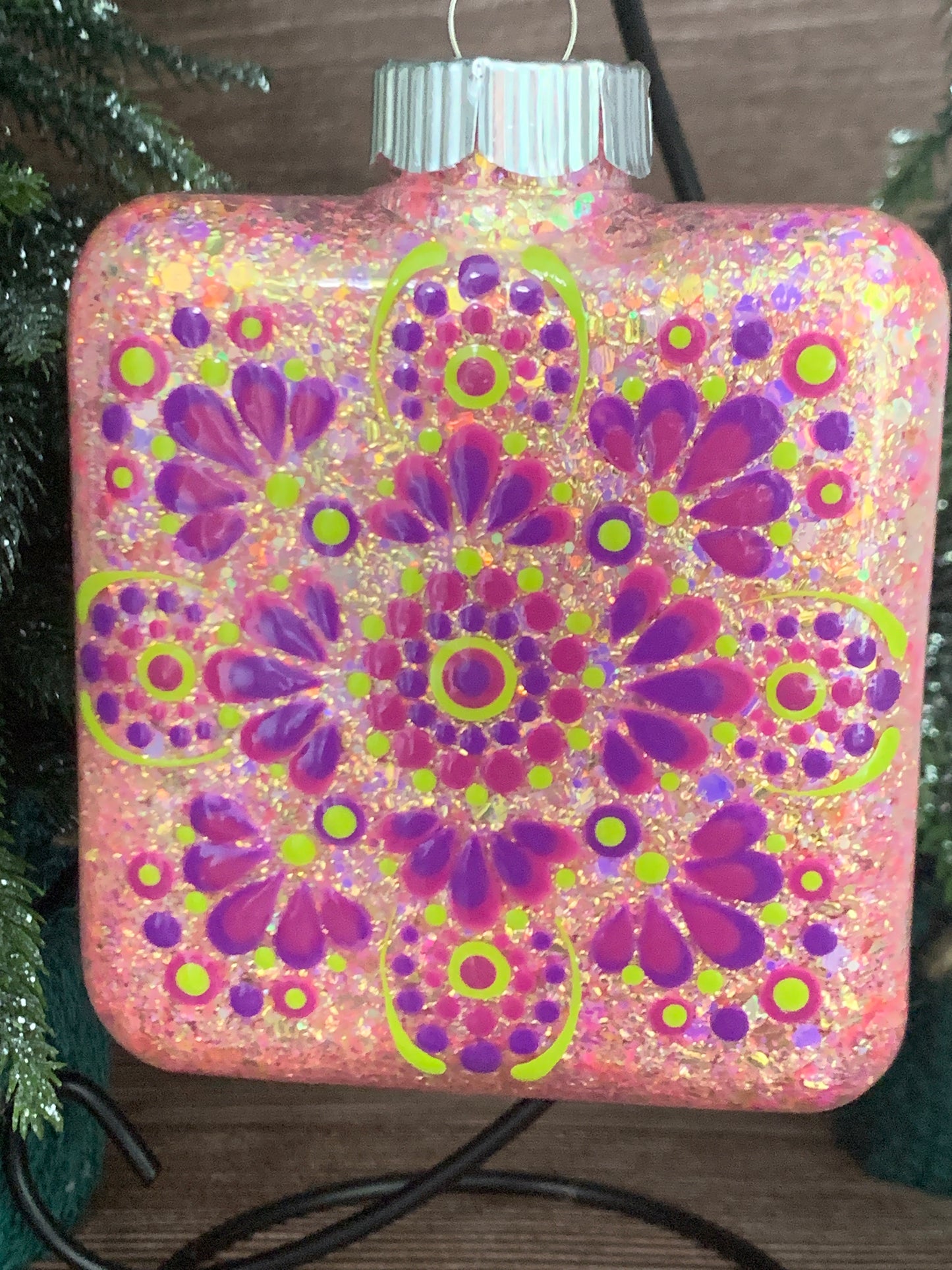 #135 Glittered Ornament