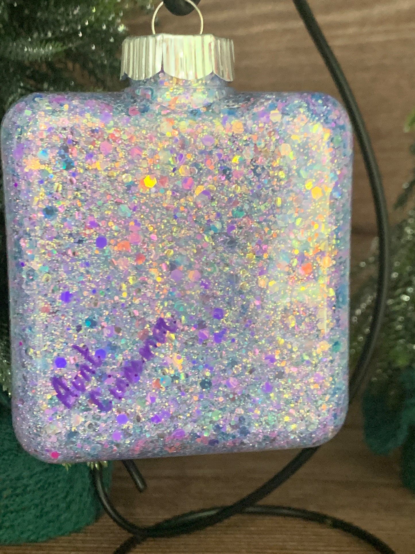 #138 Glittered Ornament