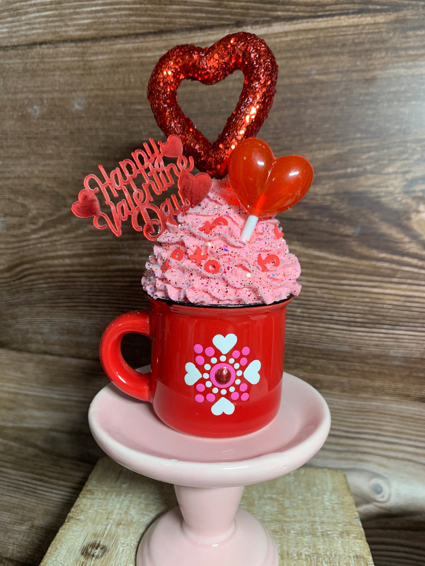 Red Valentine Mini Camp Mugs