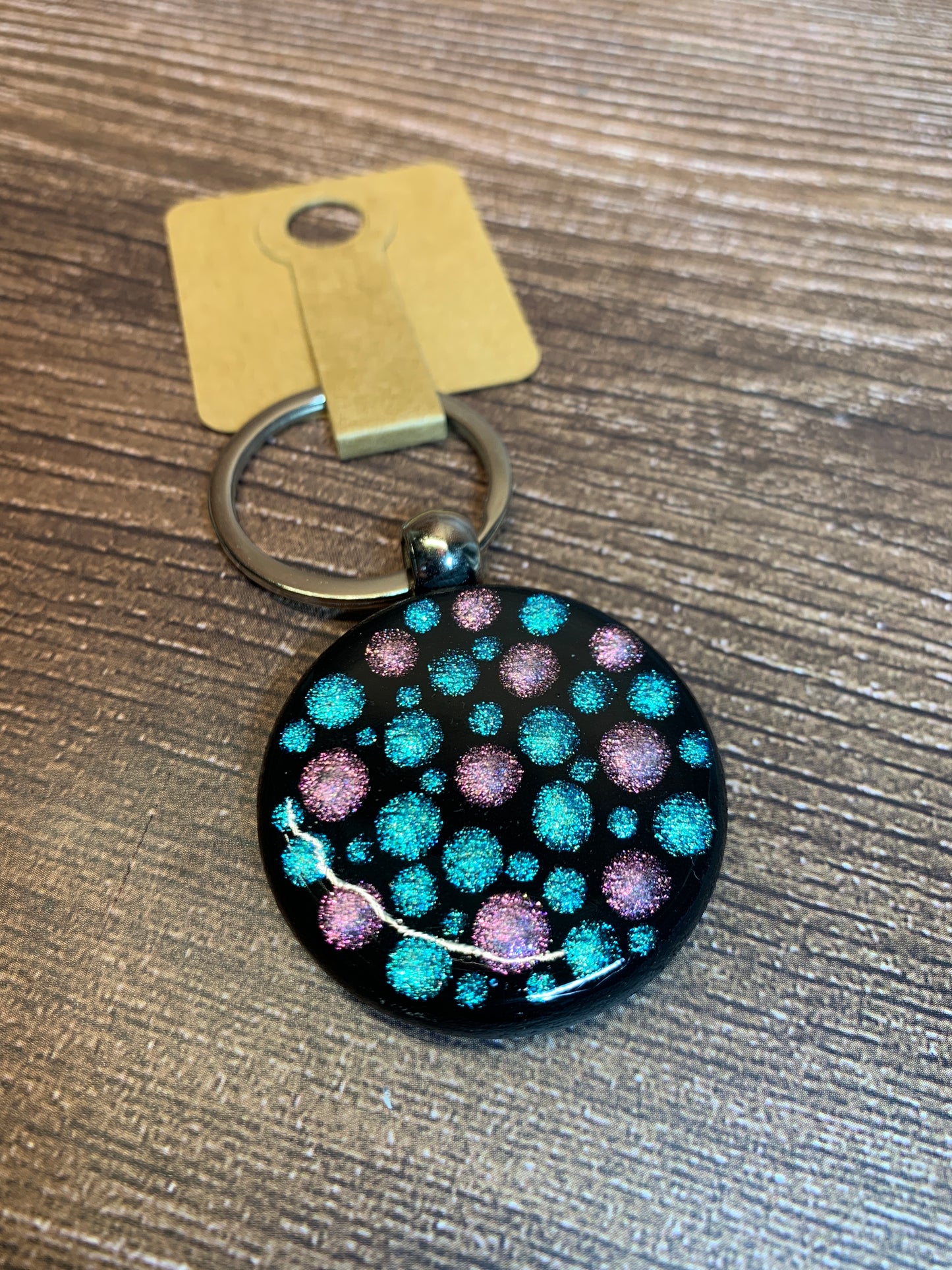 KC#28 Dot Art Keychain