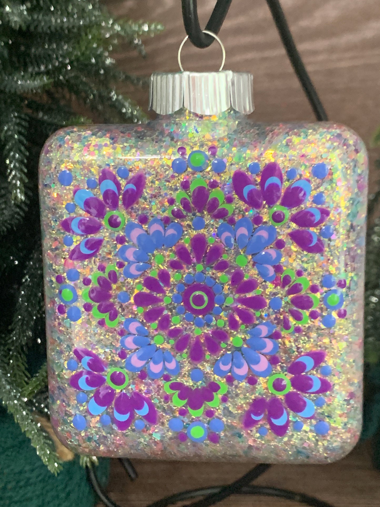 #139 Glittered Ornament