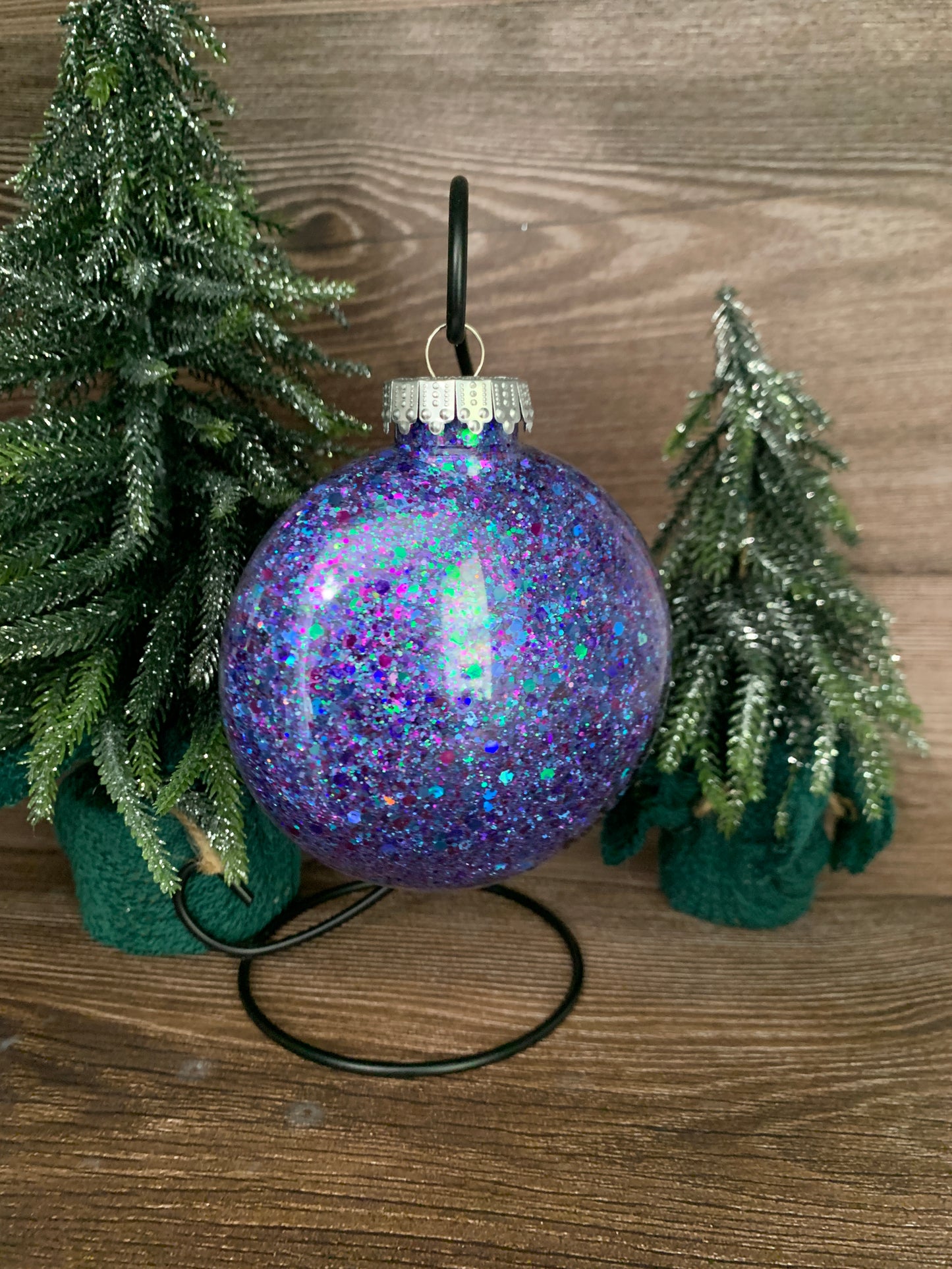 #144 Glittered Ornament