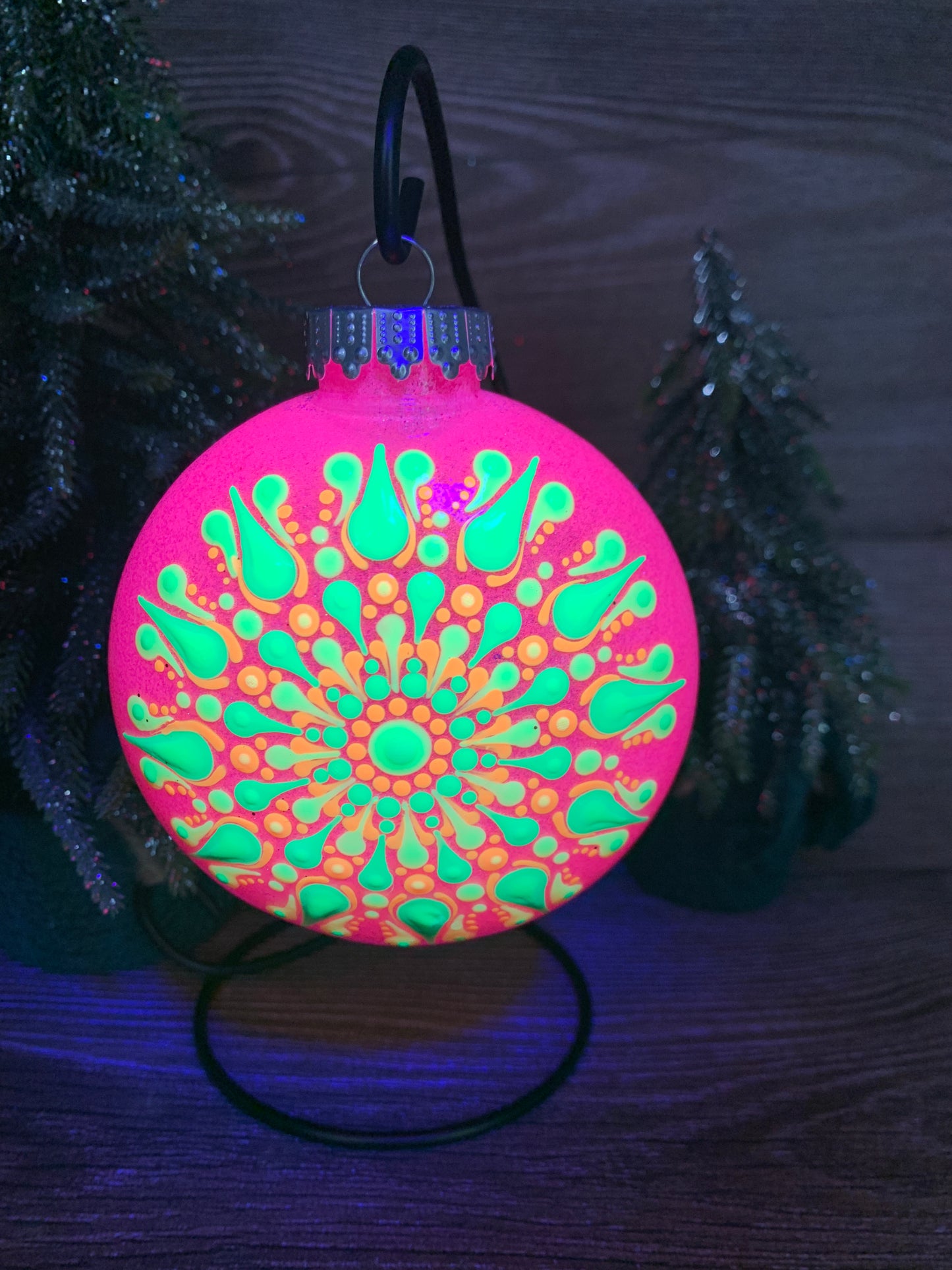 #149 Glittered Ornament
