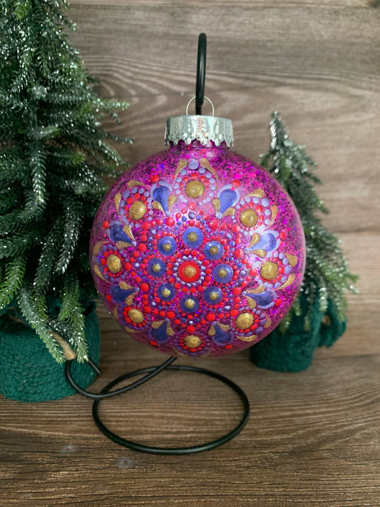 #148 Glittered Ornament