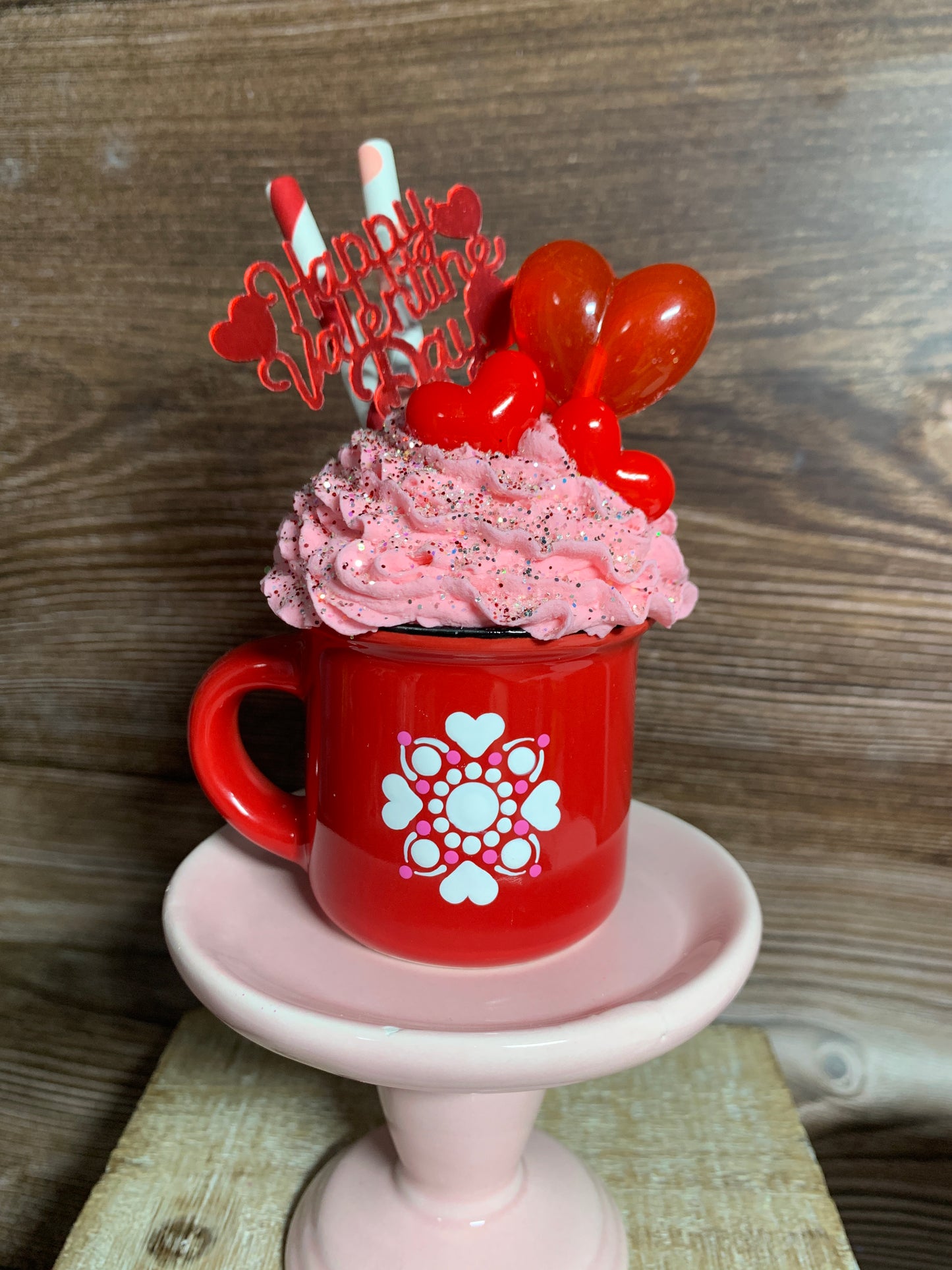 Red Valentine Mini Camp Mugs