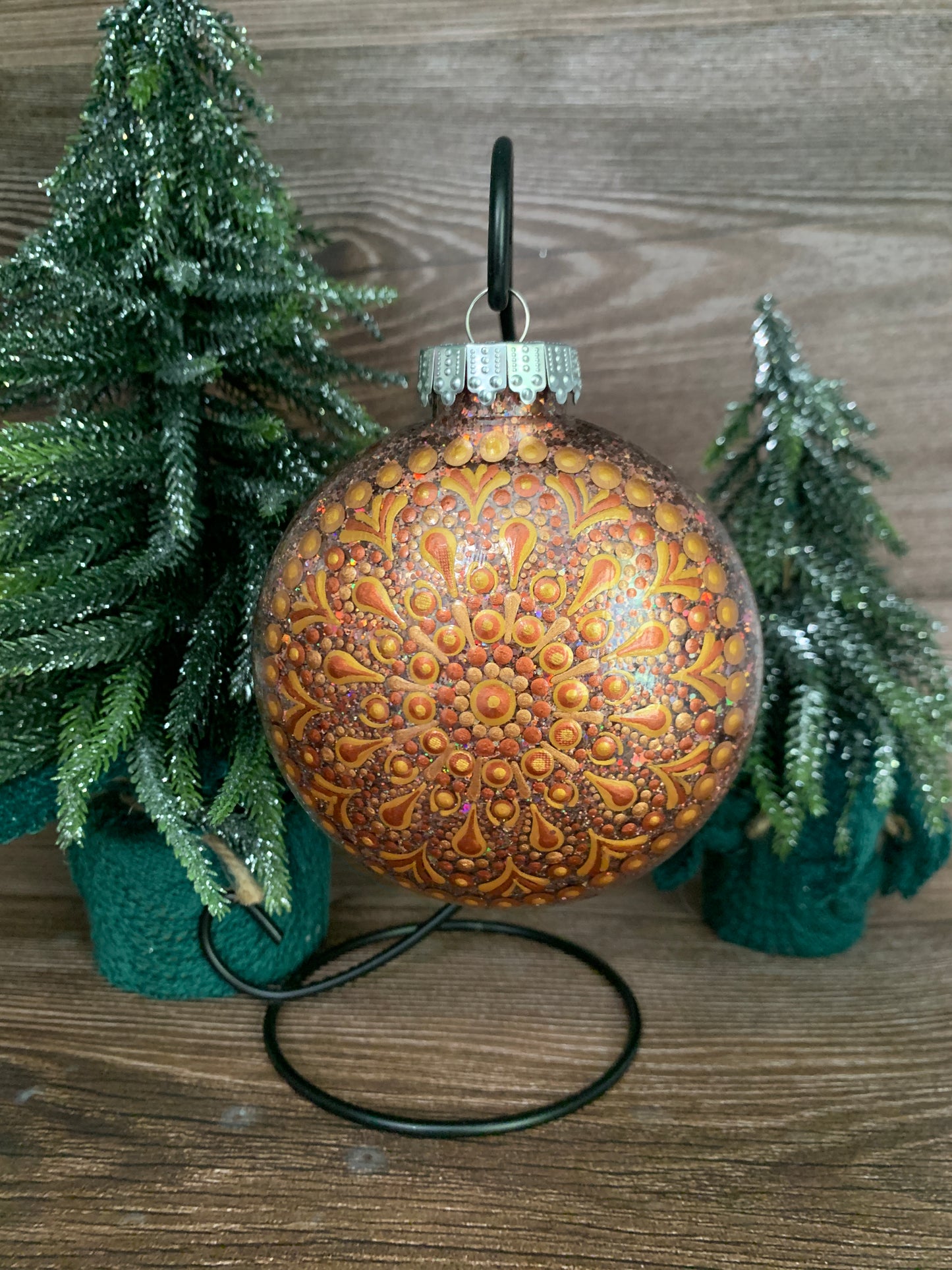#146 Glittered Ornament