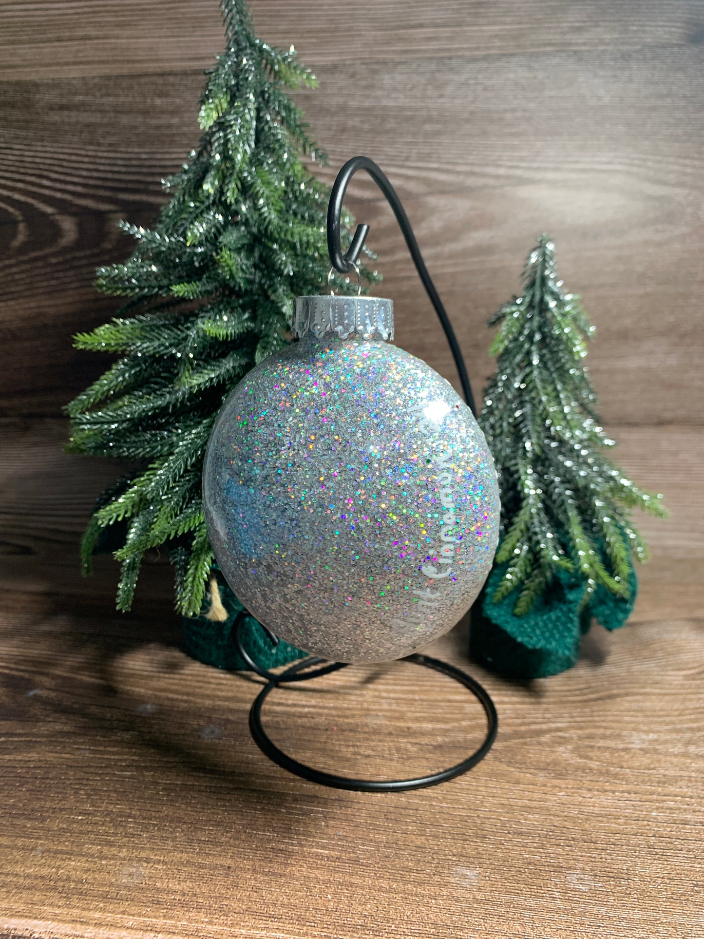 #166 Glittered Ornament