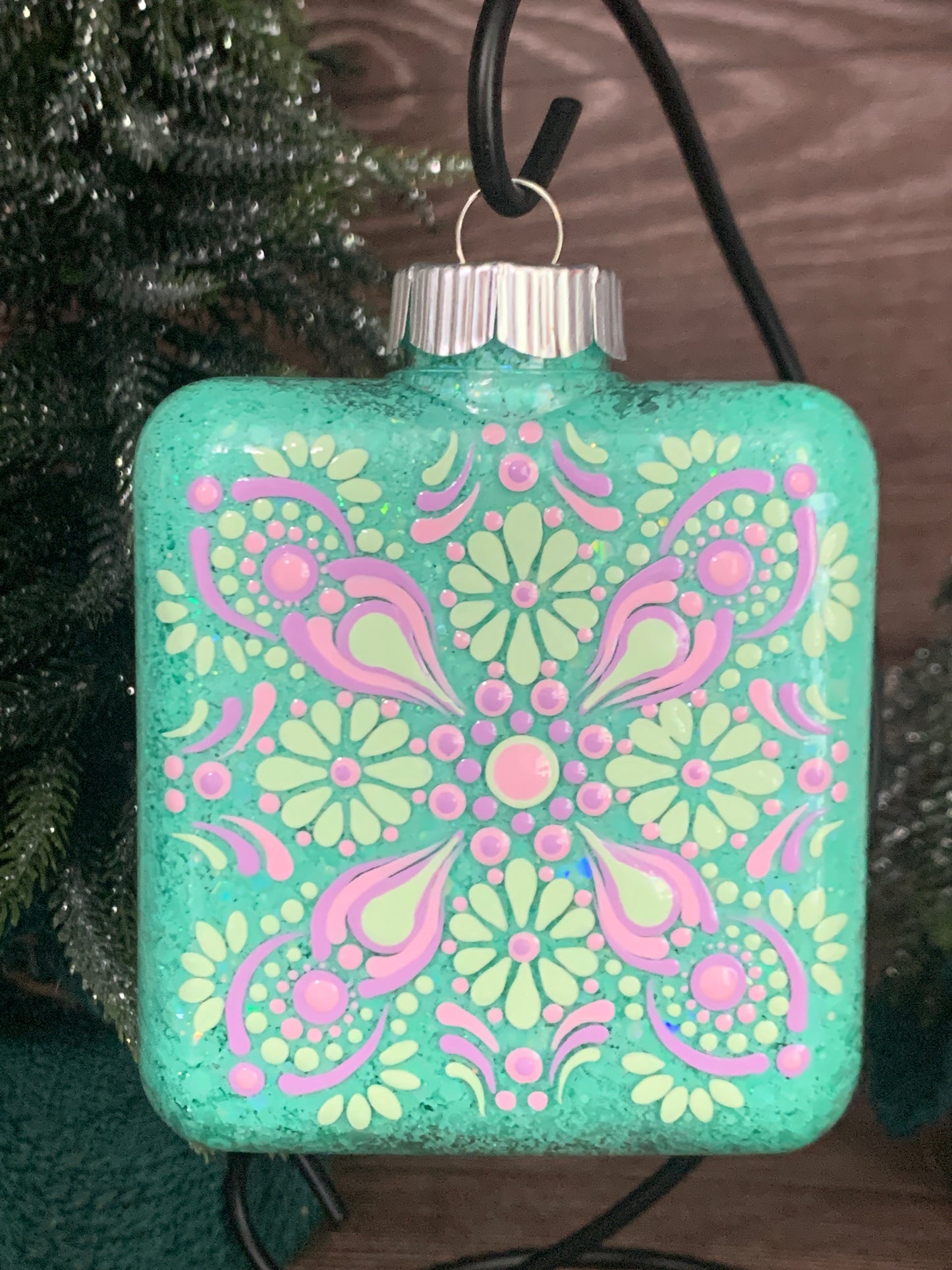 #141 Glittered Ornament