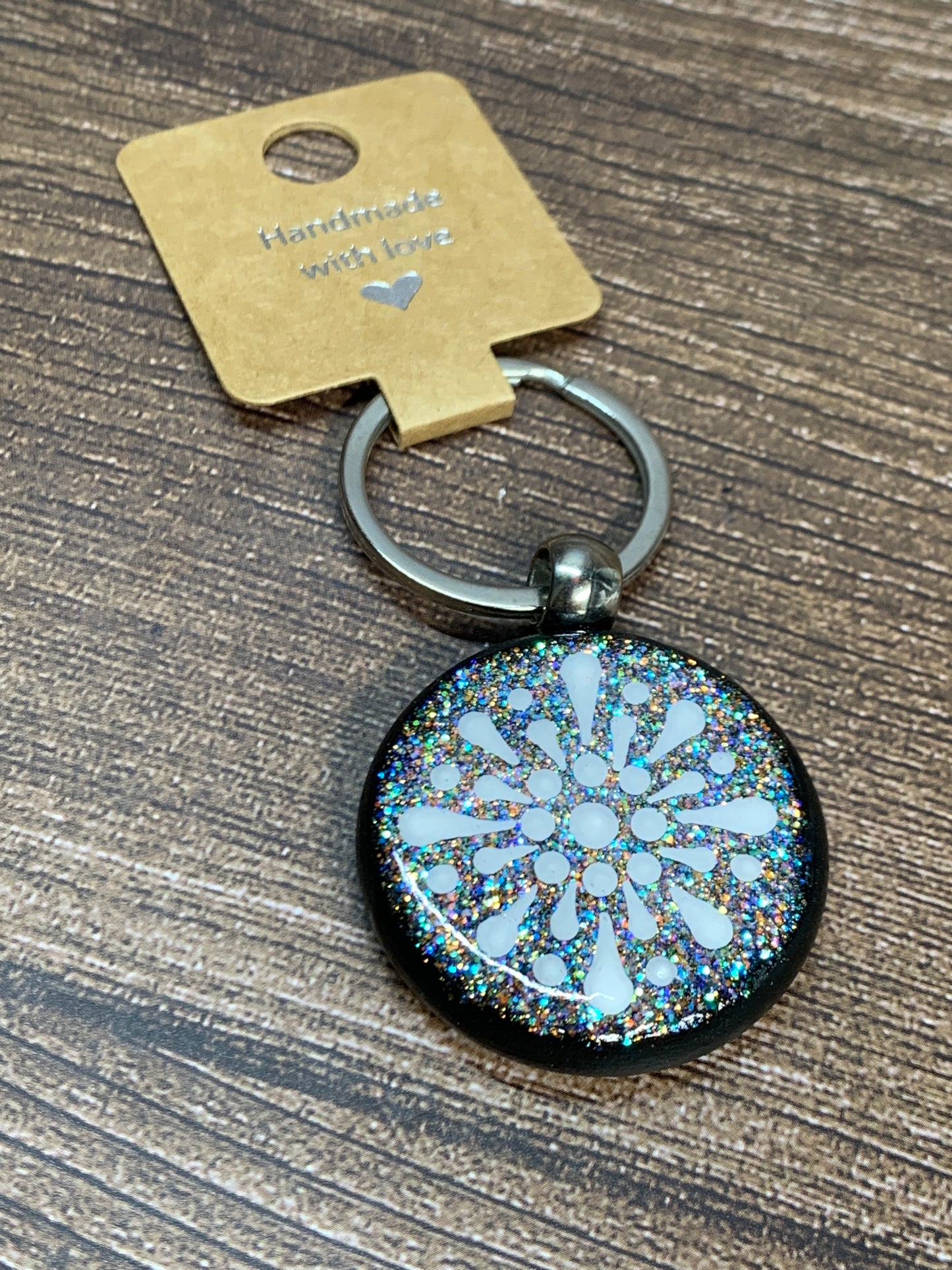 KC#1 Dot Art keychain