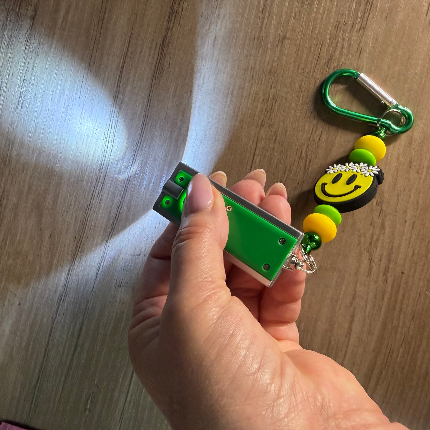 Keychain purse, flashlight