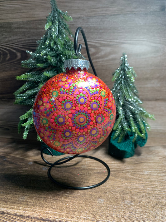 #154 Glittered Ornament