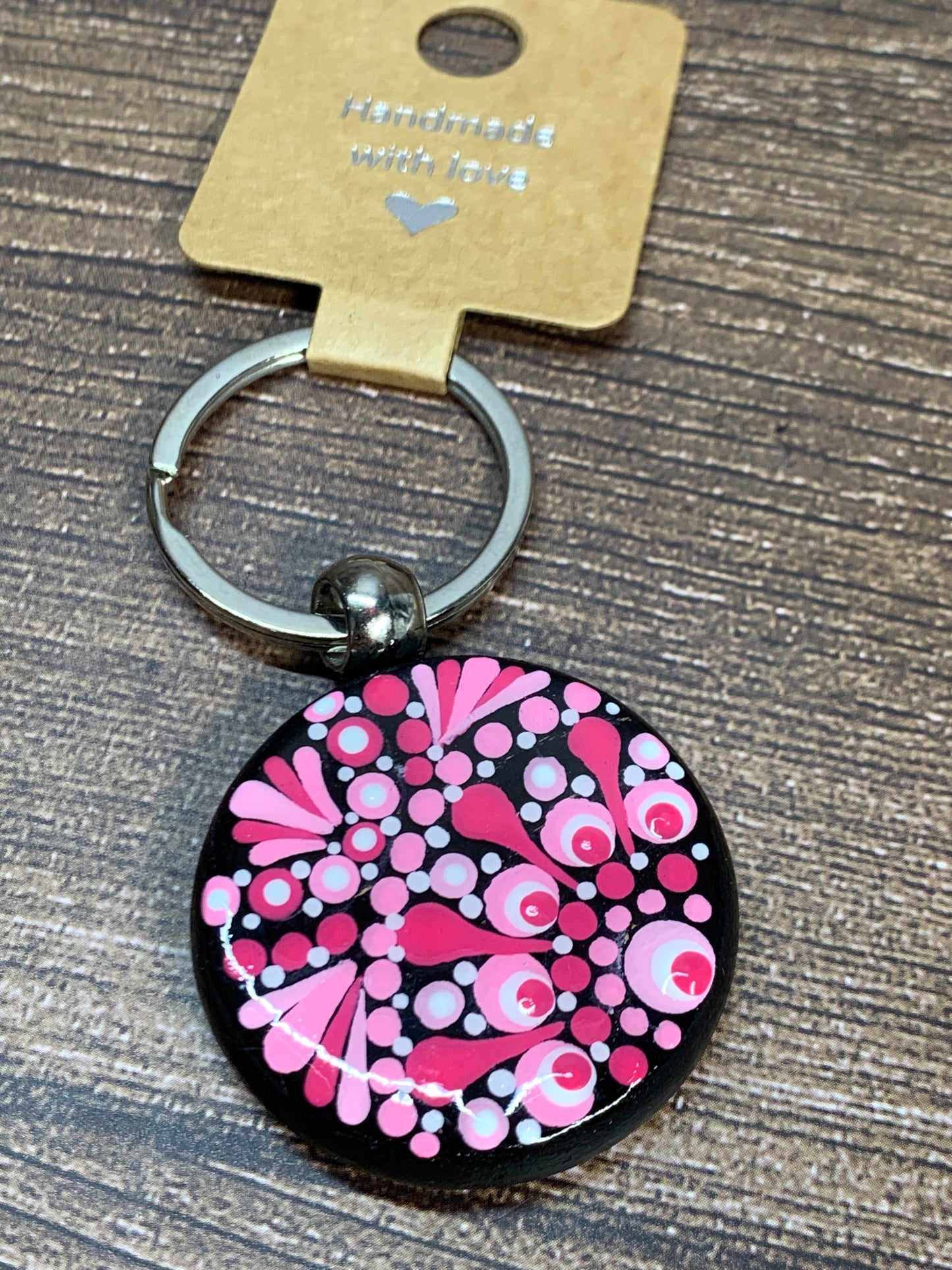 KC#4 Dot Art Keychain
