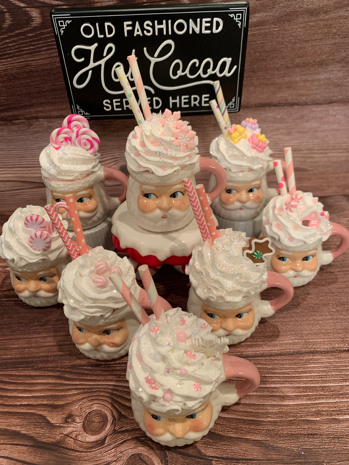 Pink Santa Mini Mug