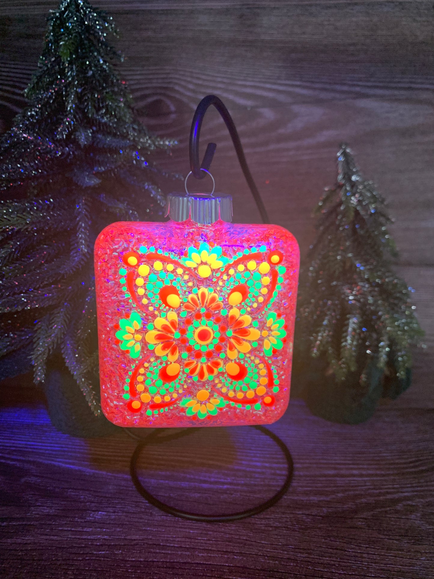 #134 Glittered Ornament