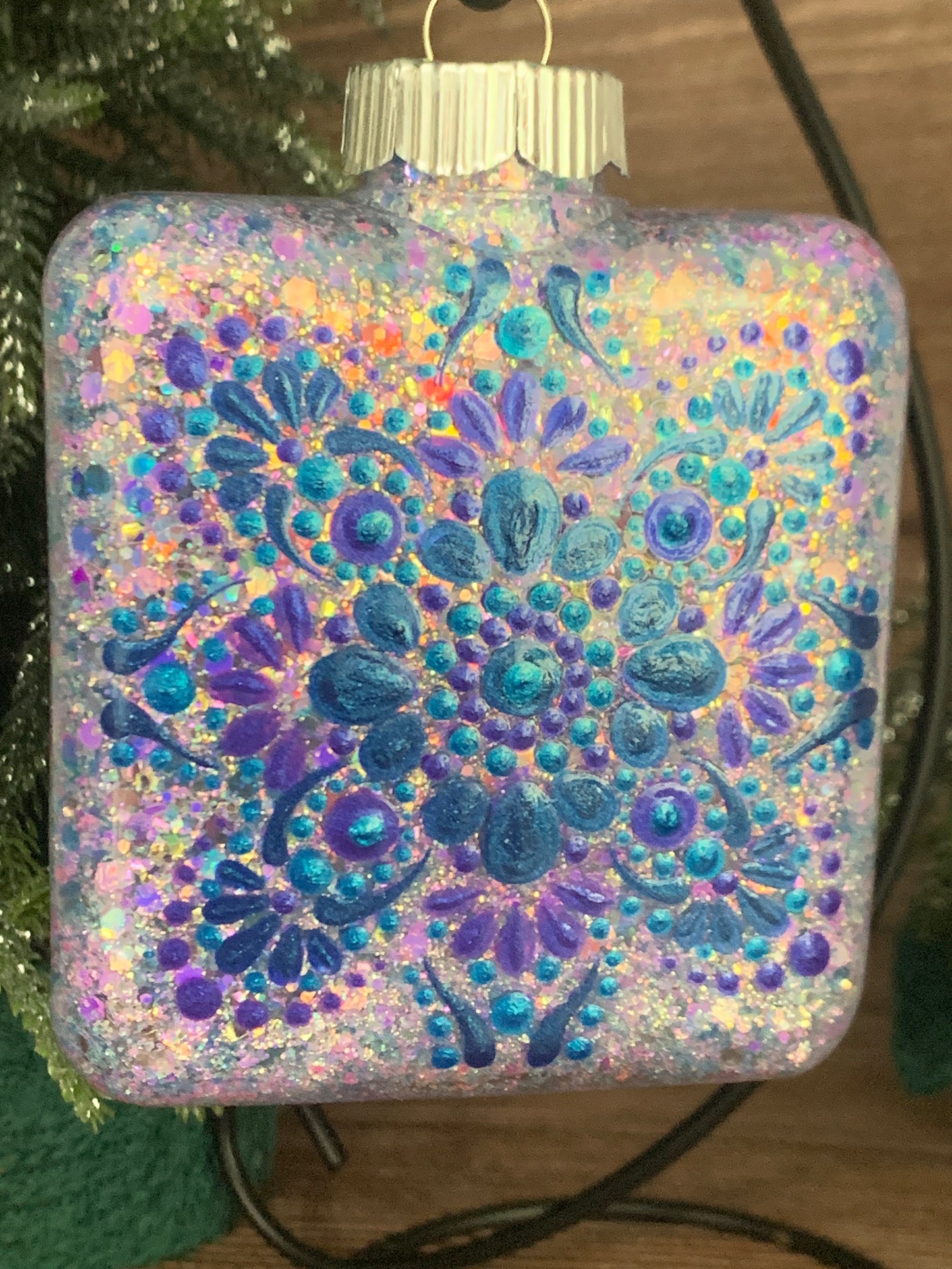 #138 Glittered Ornament