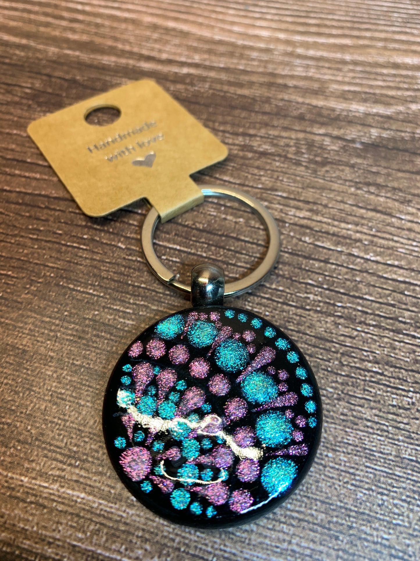 KC#28 Dot Art Keychain