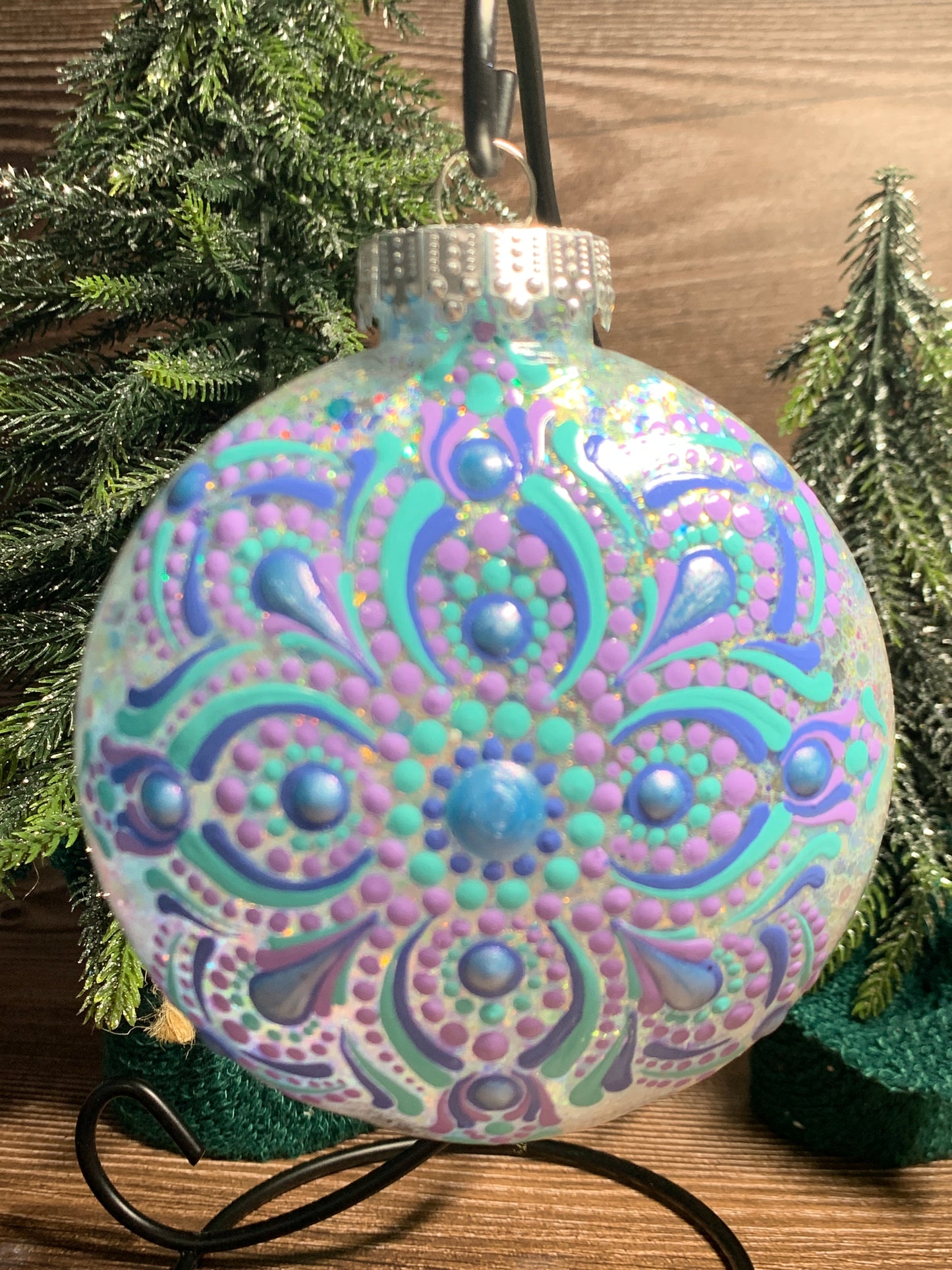 #159 Glittered Ornament