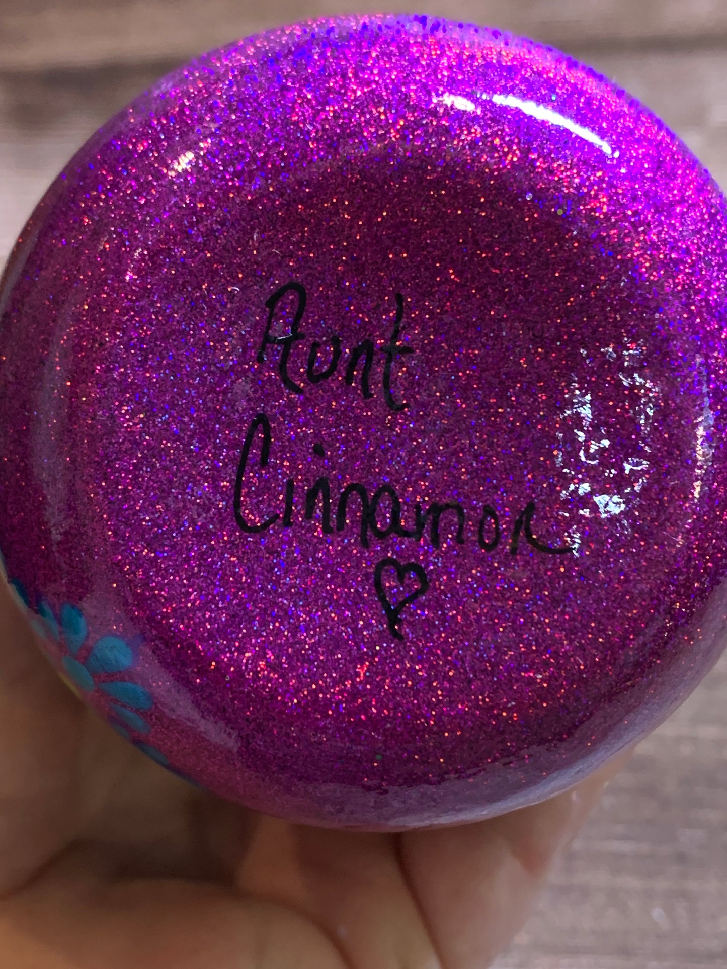 Cocktail shaker hand painted