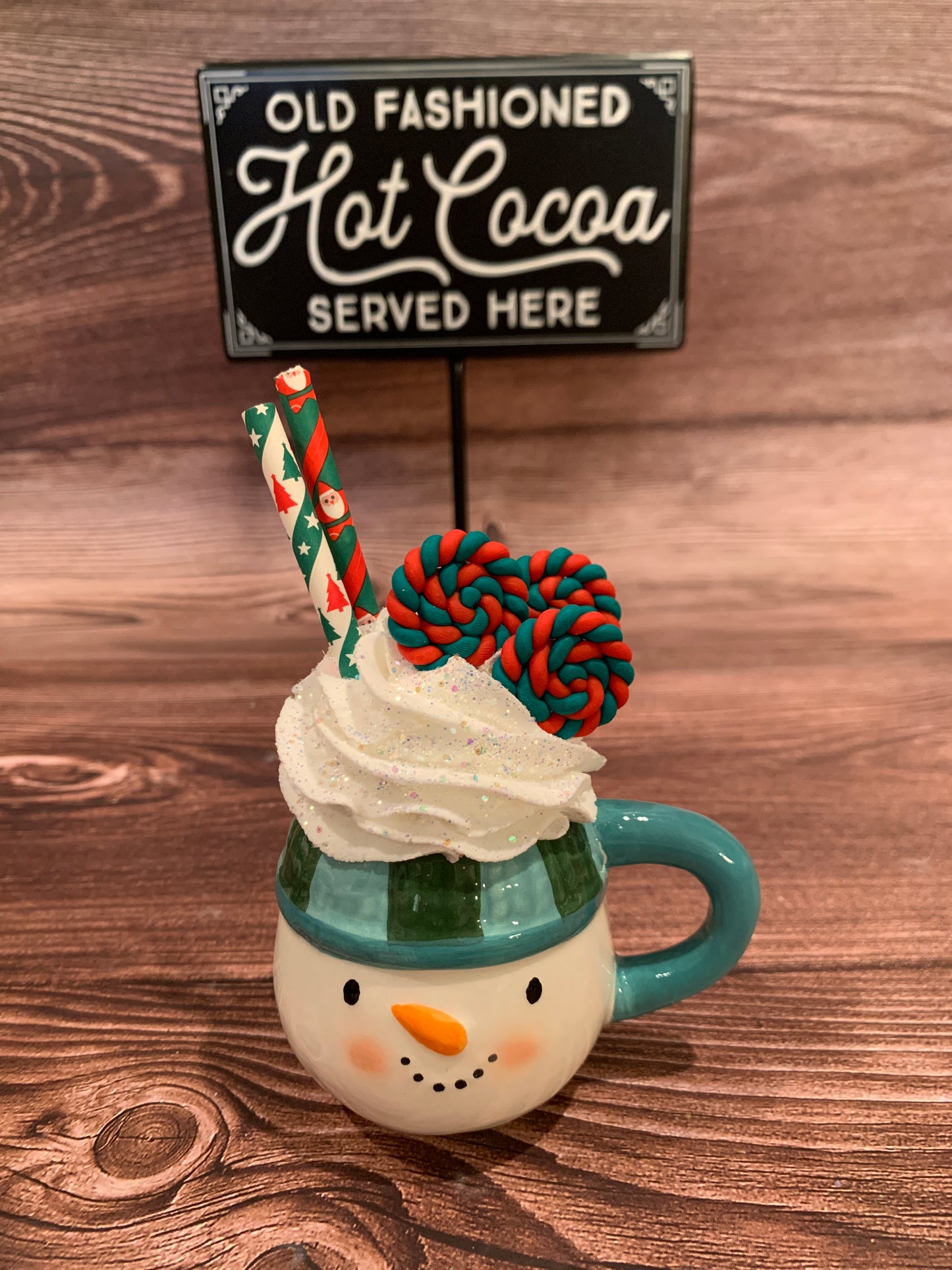 Blue Snowman Mini Mug