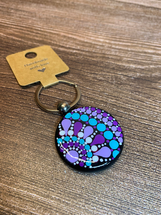 KC#36 Dot Art Keychain