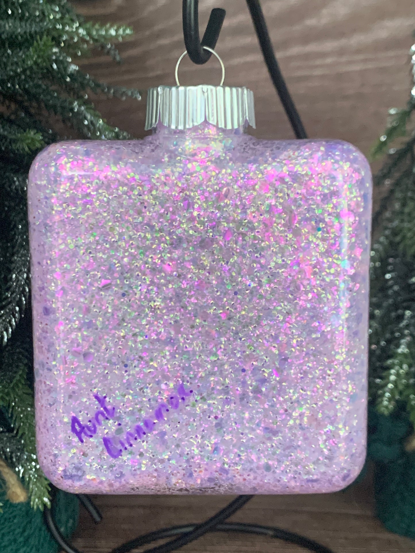 #140 Glittered Ornament