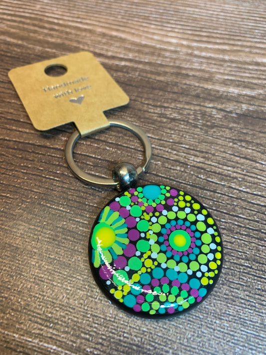 KC#29 Dot Art Keychain