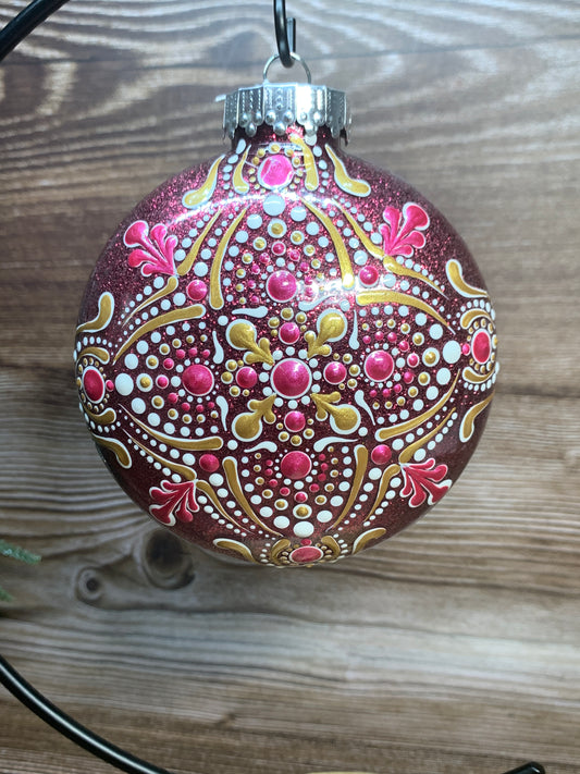 #125 Glittered Ornament