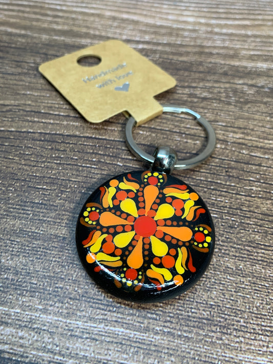 KC#21 Dot Art Keychain