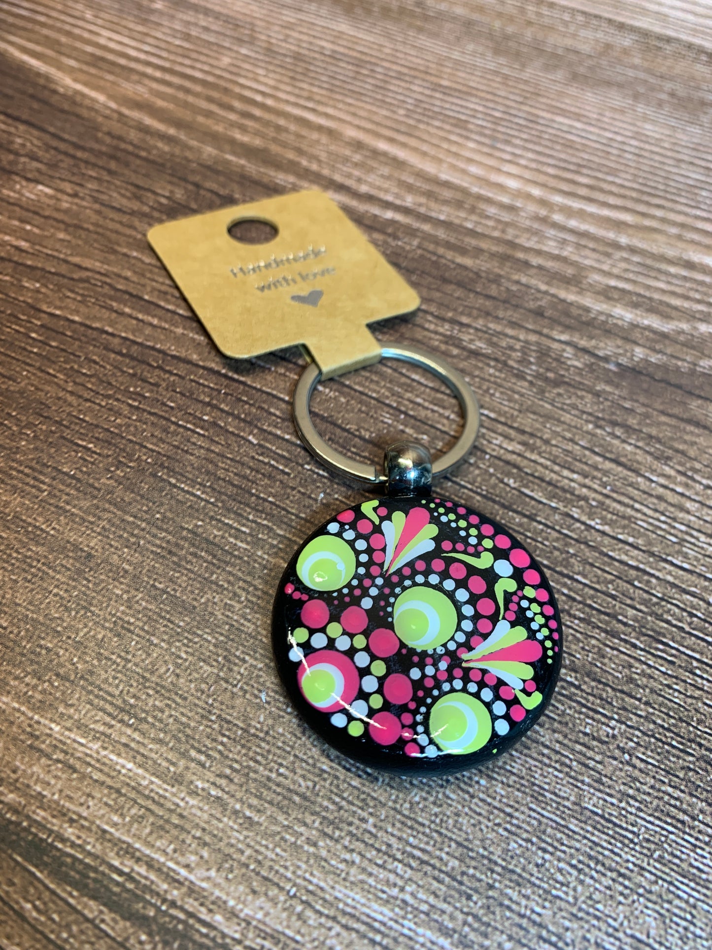 KC#22 Dot Art Keychain