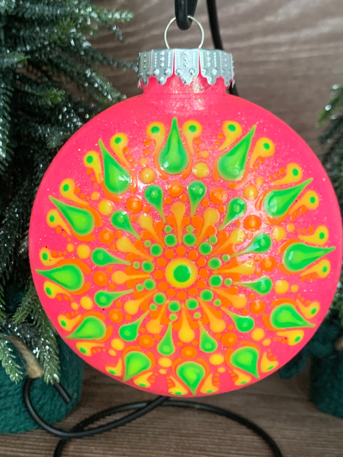 #149 Glittered Ornament