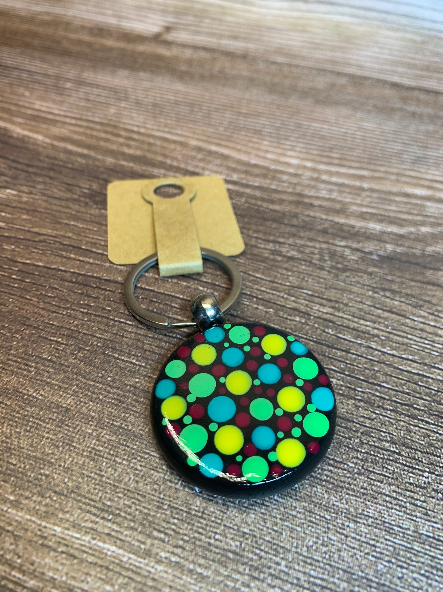 KC#29 Dot Art Keychain
