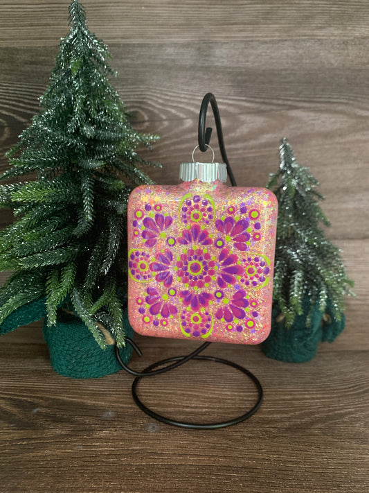 #135 Glittered Ornament
