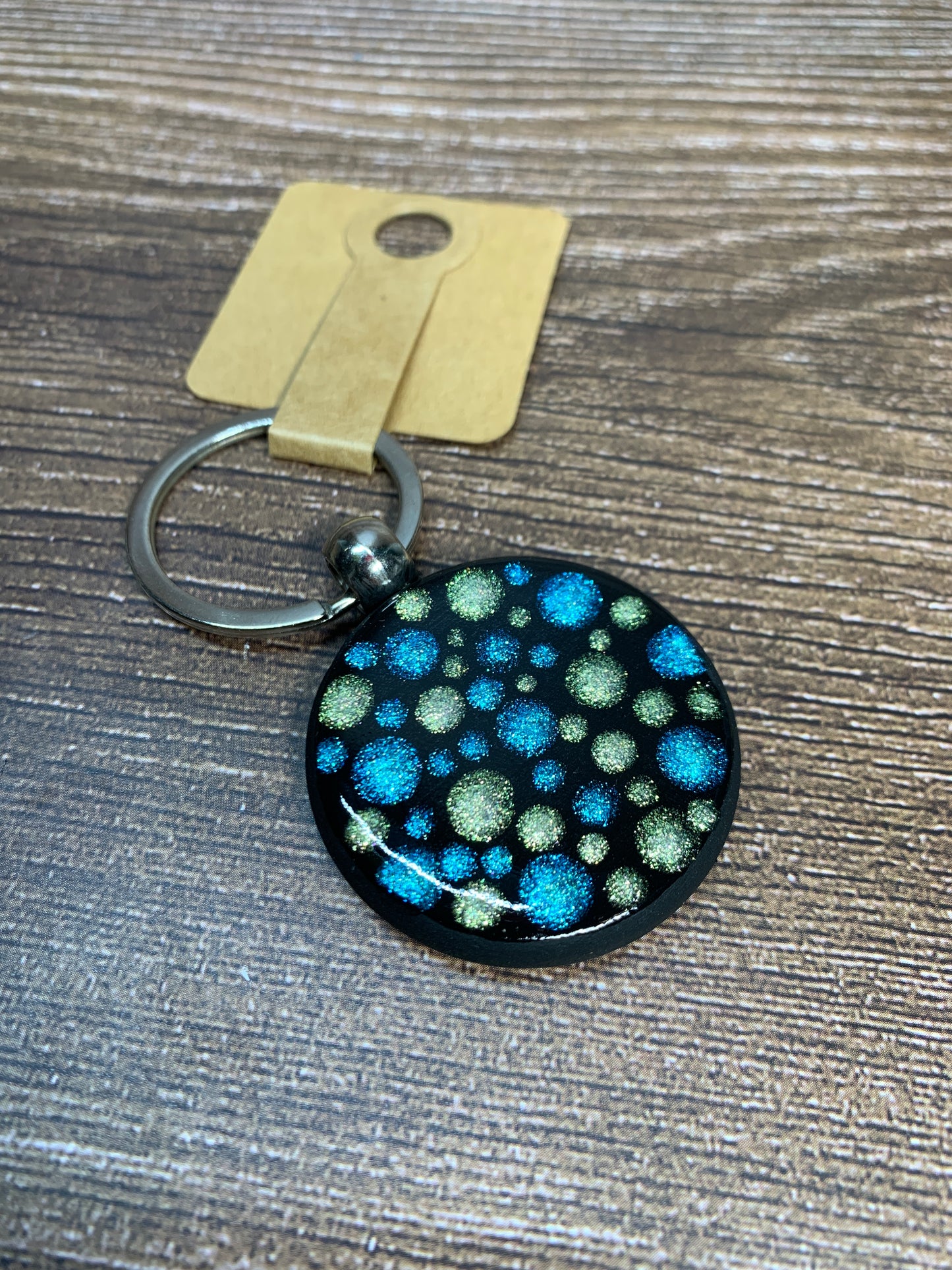 KC#14 Dot Art Keychain
