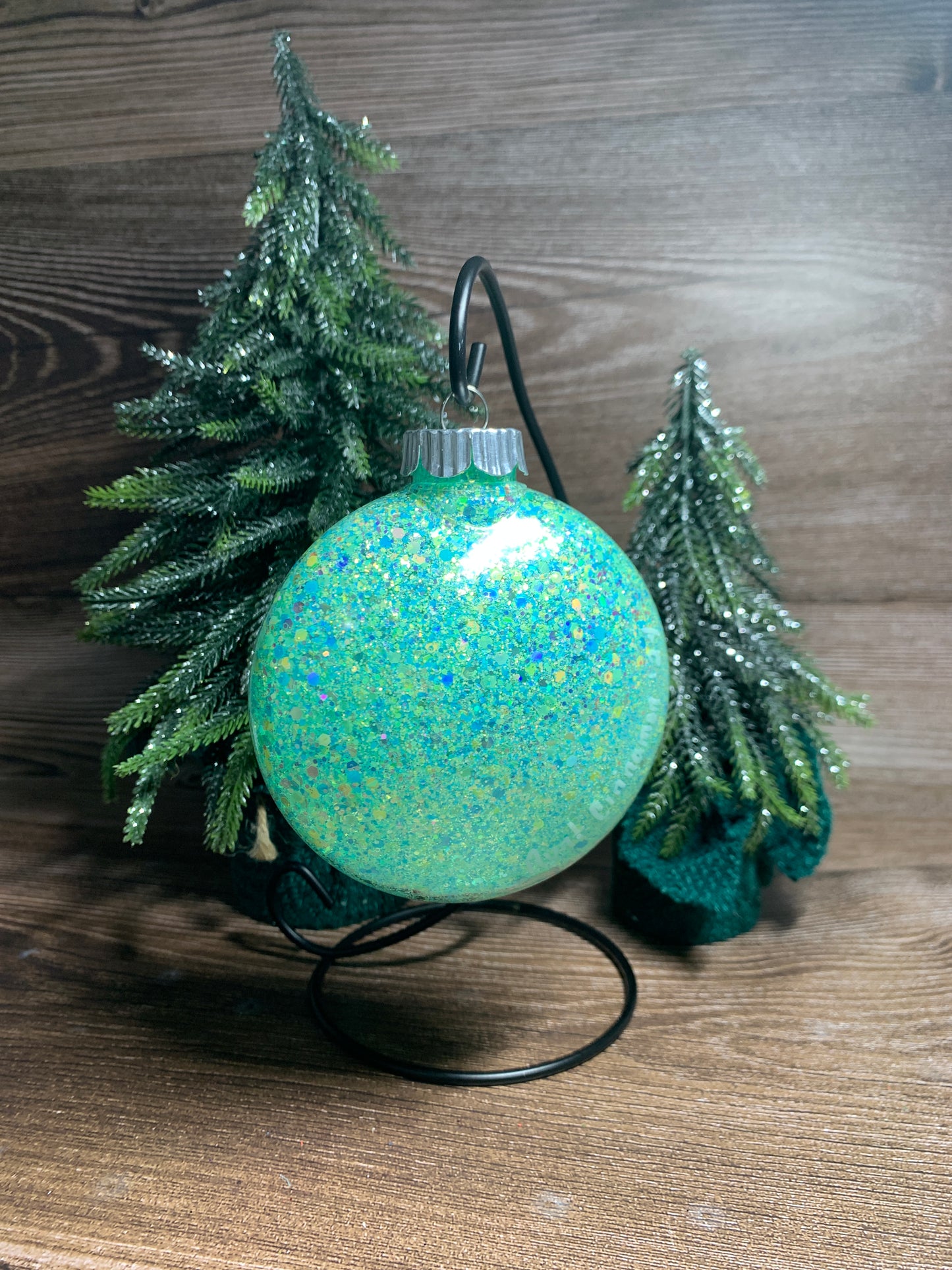 #163 Glittered Ornament
