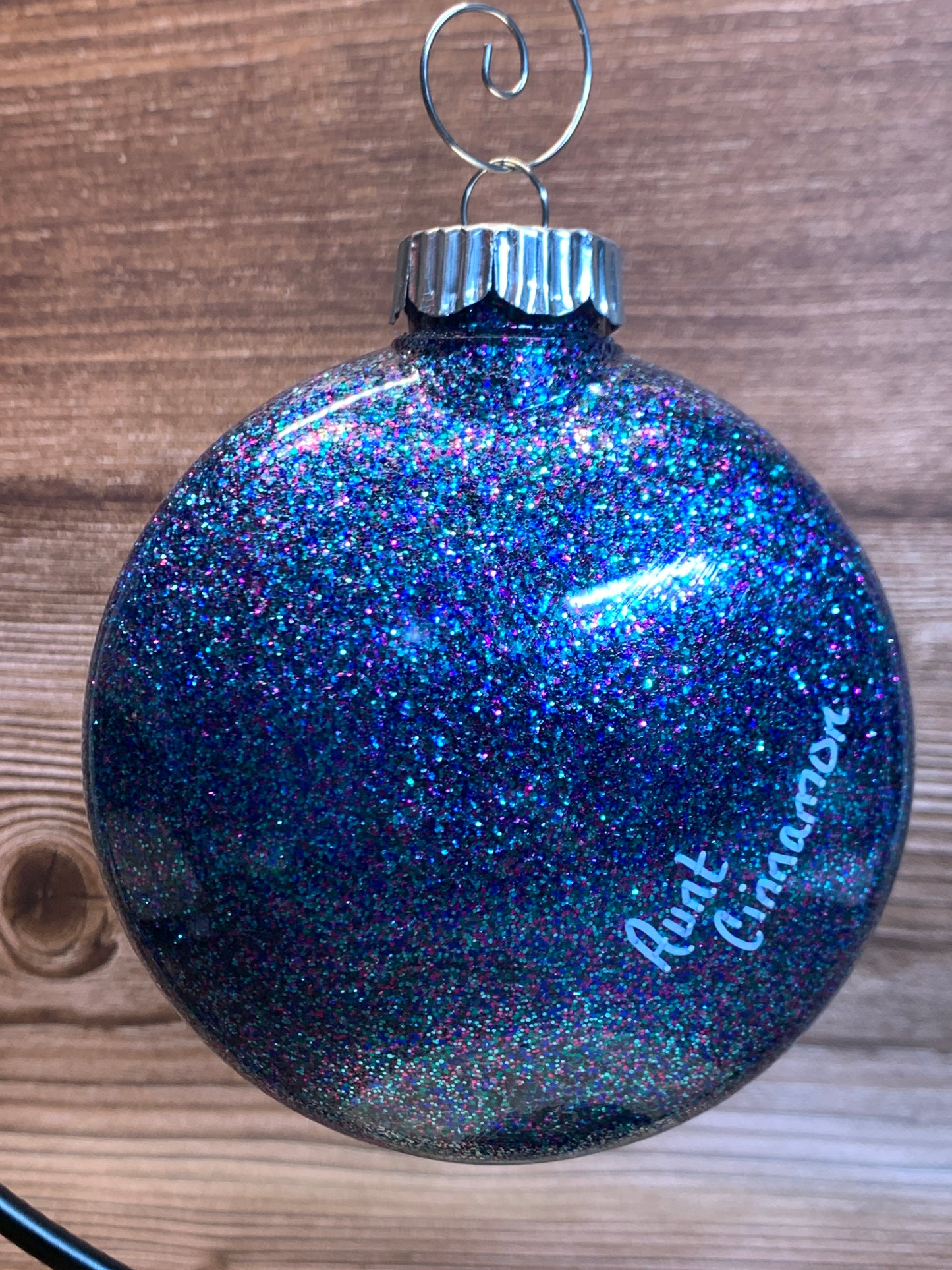 #89 Glittered Dot Ornament
