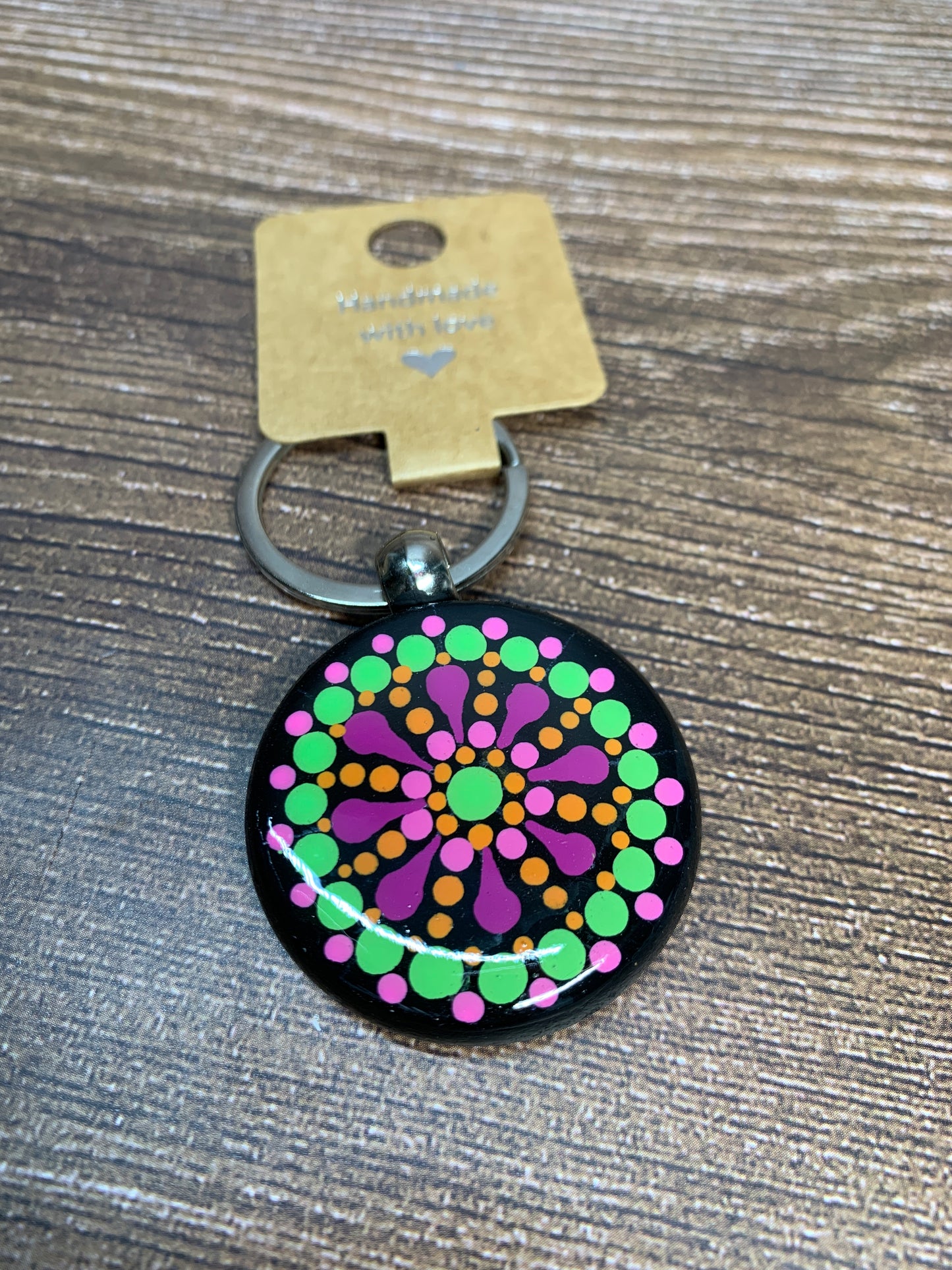 KC#11 Dot Art Keychain