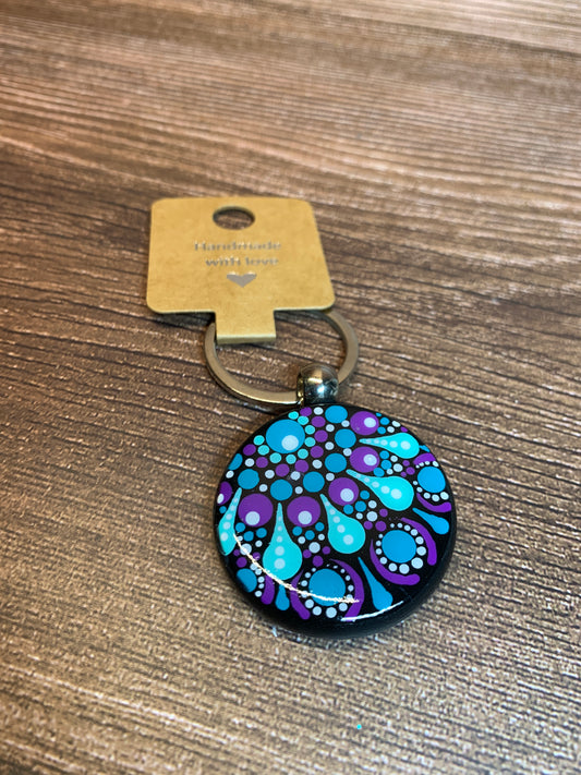KC#27 Dot Art Keychain
