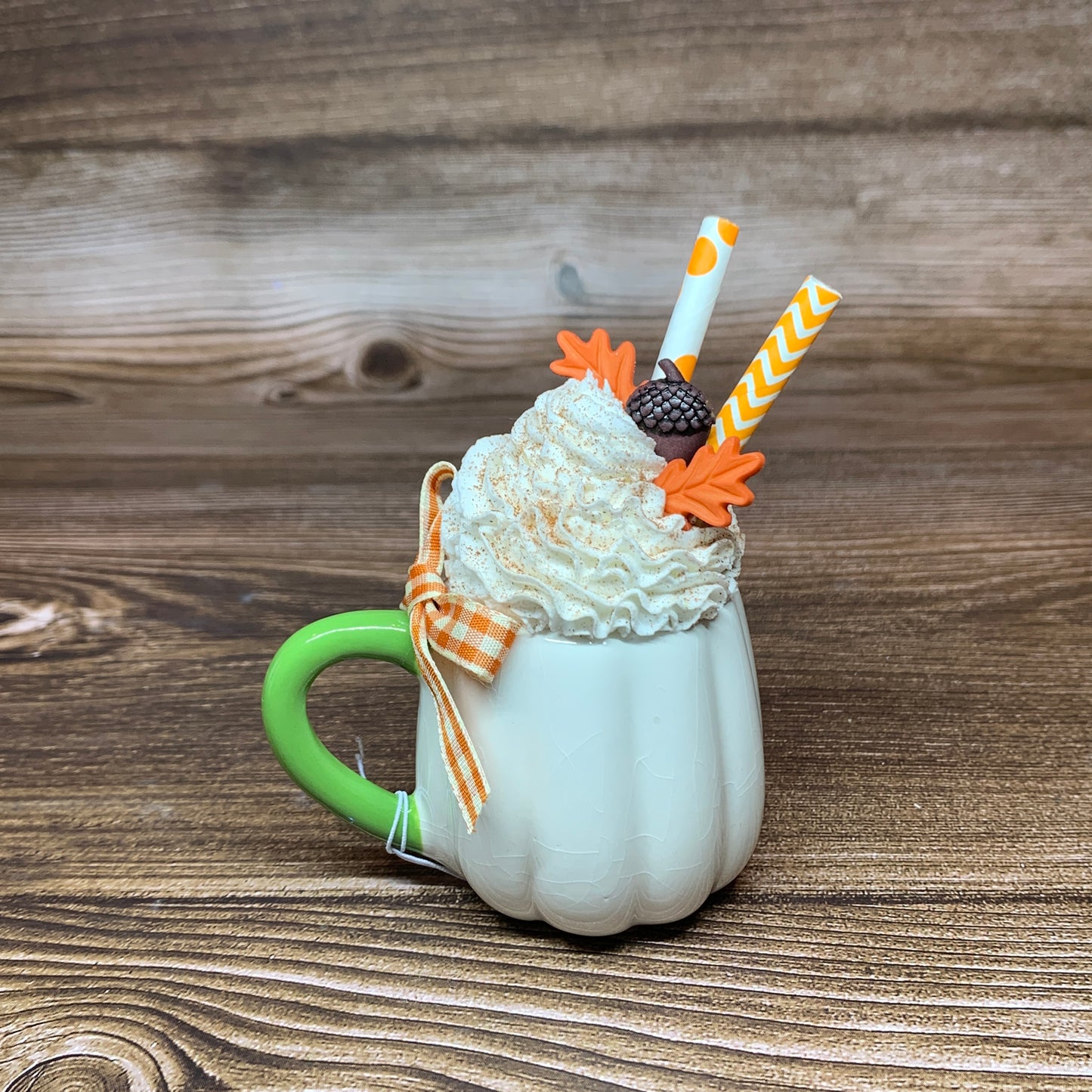 Fall White Pumpkin Mini Mugs