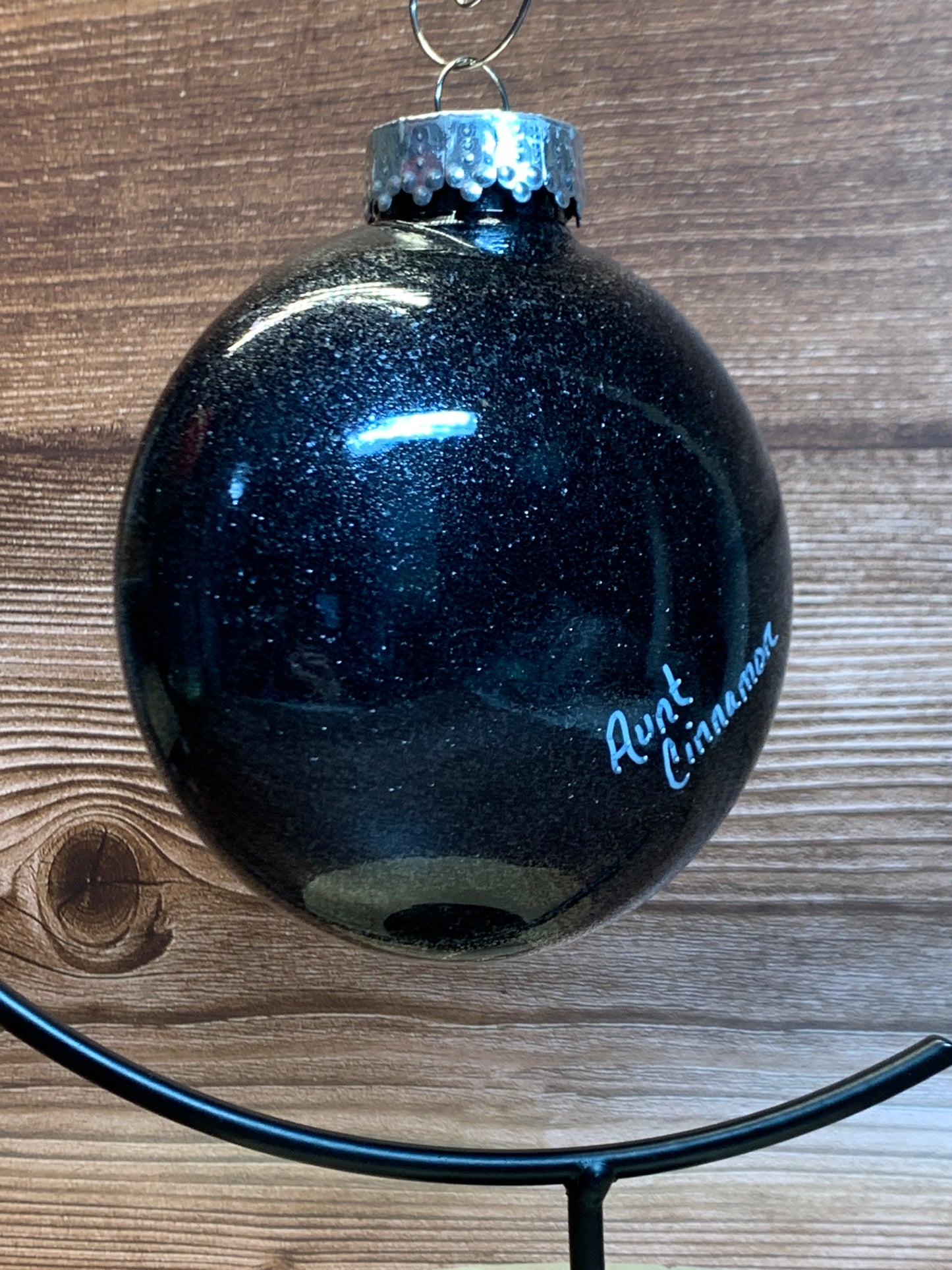 #87 Glittered Dot Art Ornament