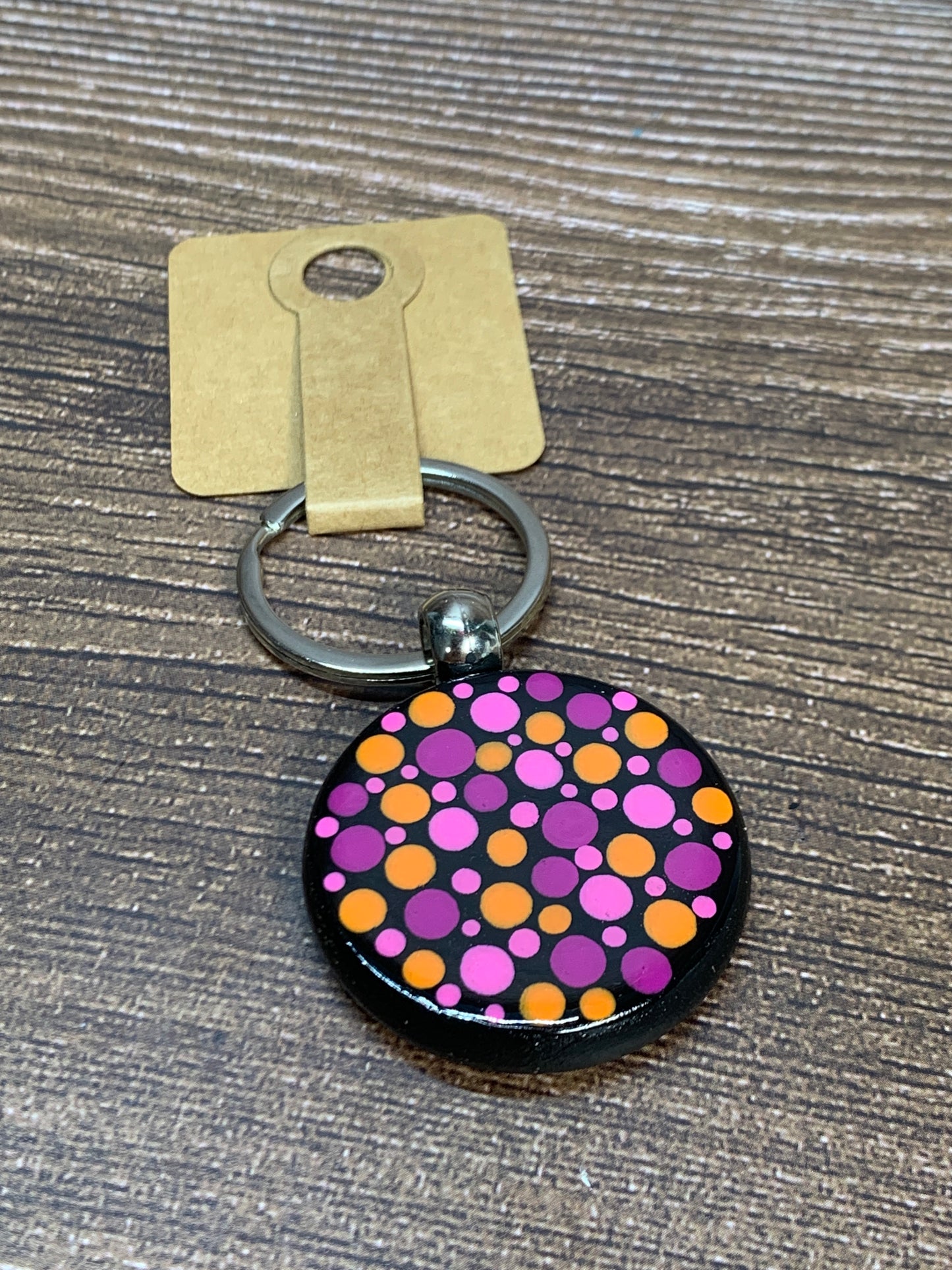 KC#5 Dot Art Keychain