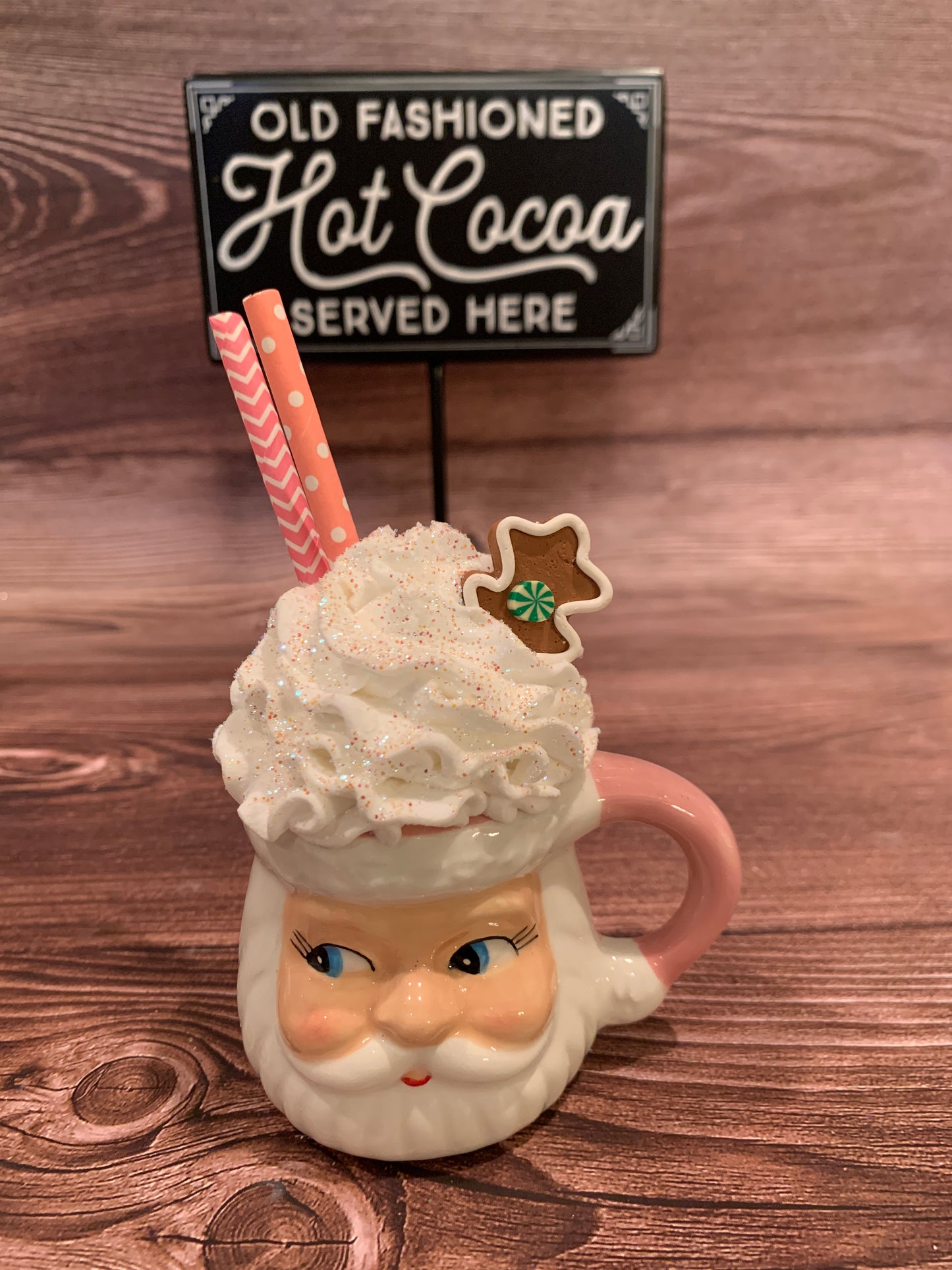 Pink Santa Mini Mug