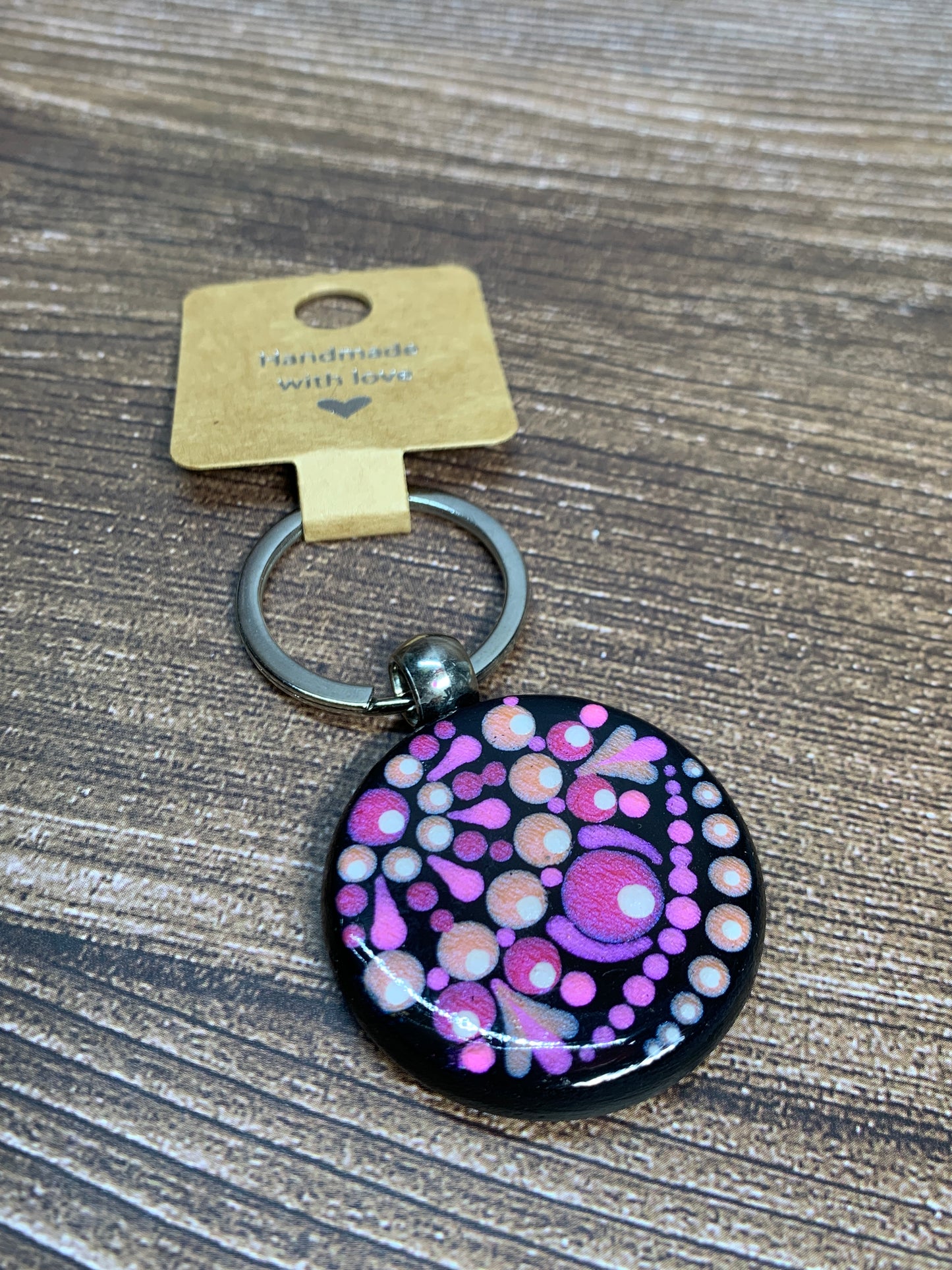 KC#20 Dot Art Keychain