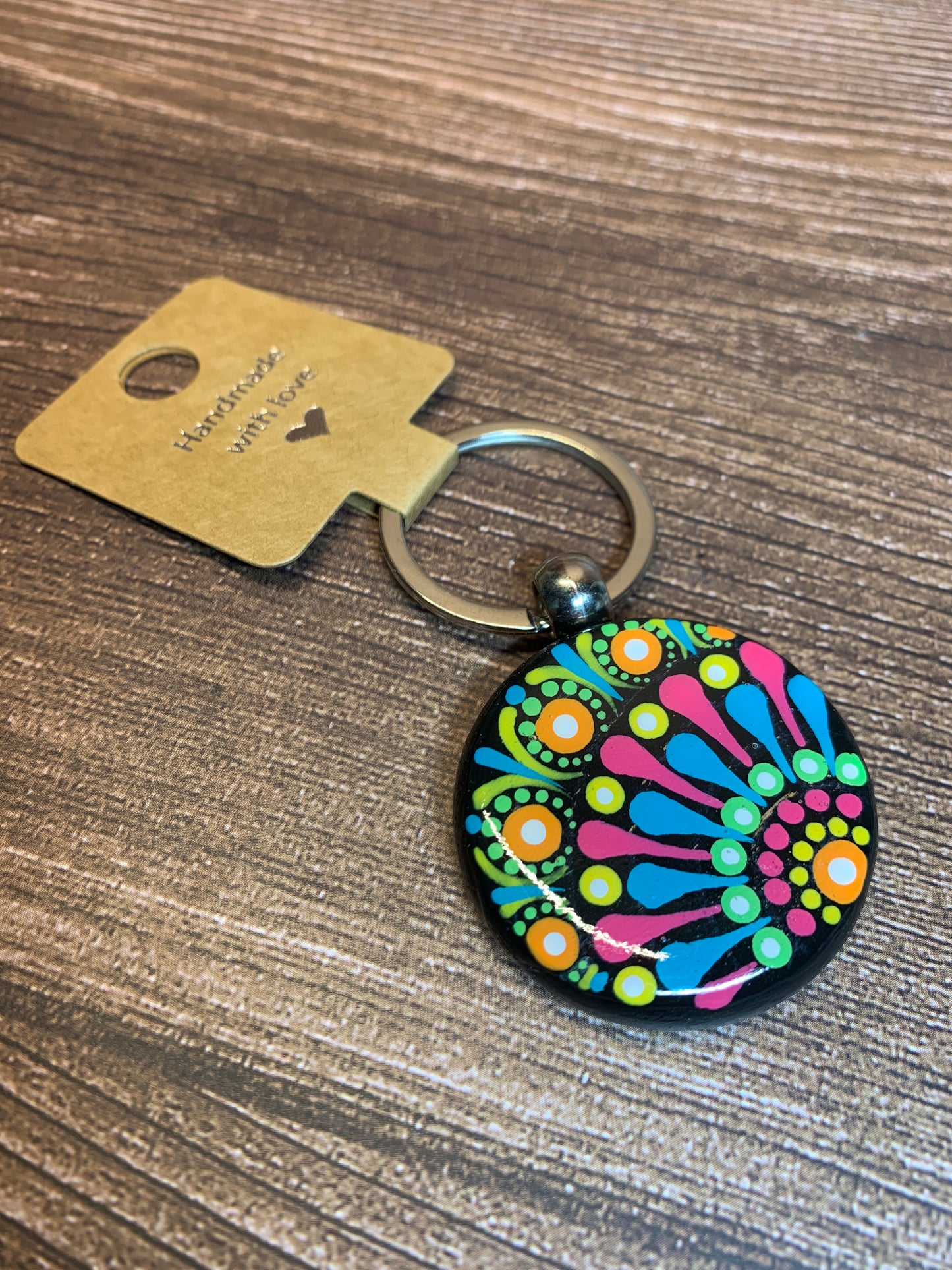 KC#23 Dot Art Keychain