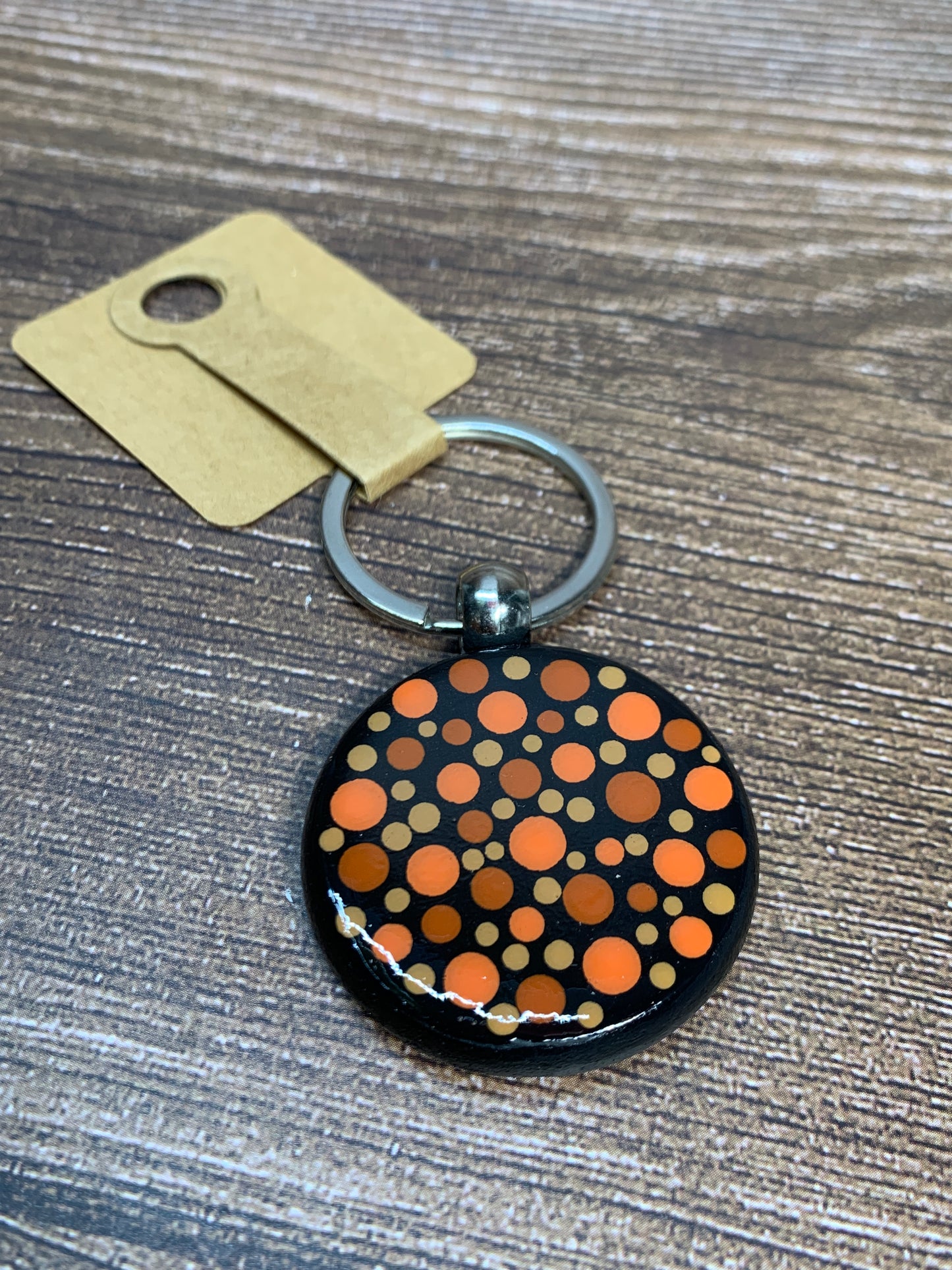 KC#16 Dot Art Keychain